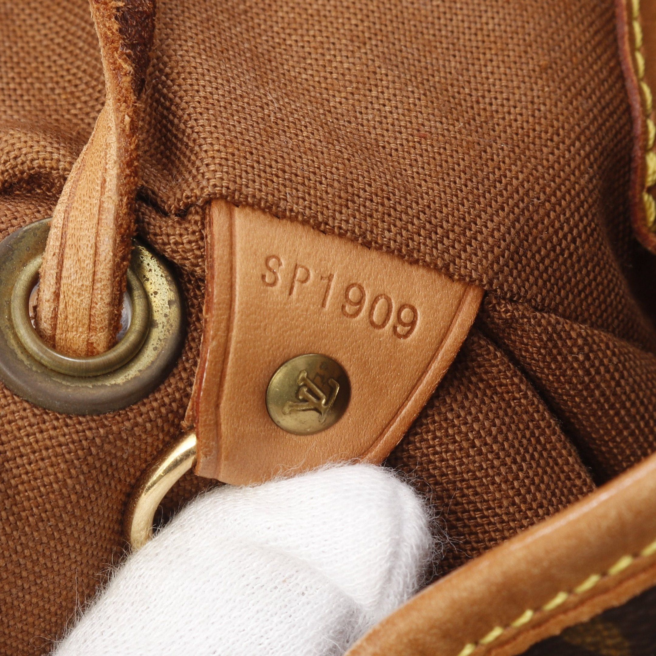 Louis Vuitton Louis Vuitton Montsouris Mm Monogram Backpack Rucksack Leather Brown Size ONE SIZE - 5 Thumbnail