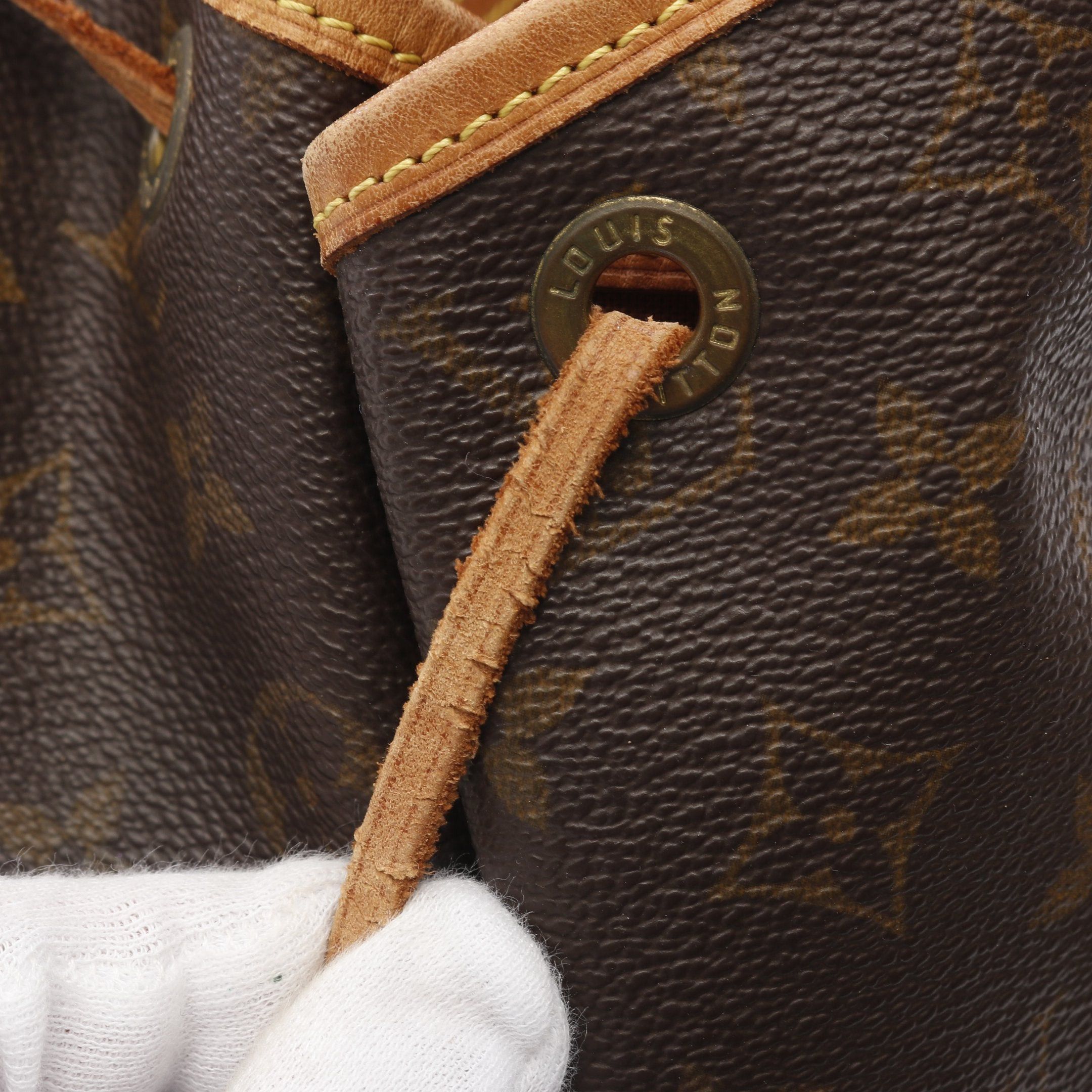Louis Vuitton Louis Vuitton Montsouris Mm Monogram Backpack Rucksack Leather Brown Size ONE SIZE - 7 Thumbnail
