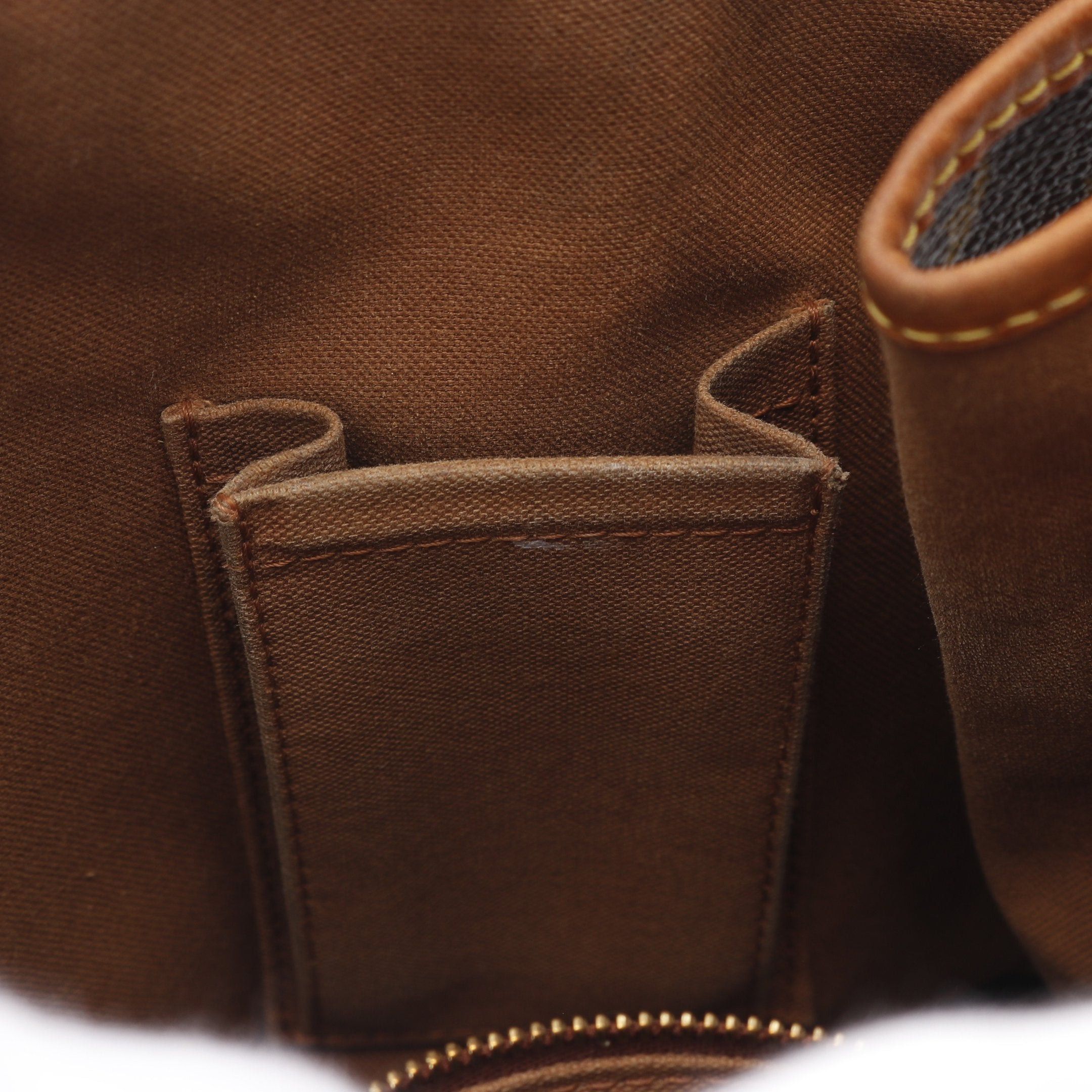Louis Vuitton Louis Vuitton Batignolles Vertical Monogram Shoulder Bag Tote Leather Brown Size ONE SIZE - 10 Thumbnail