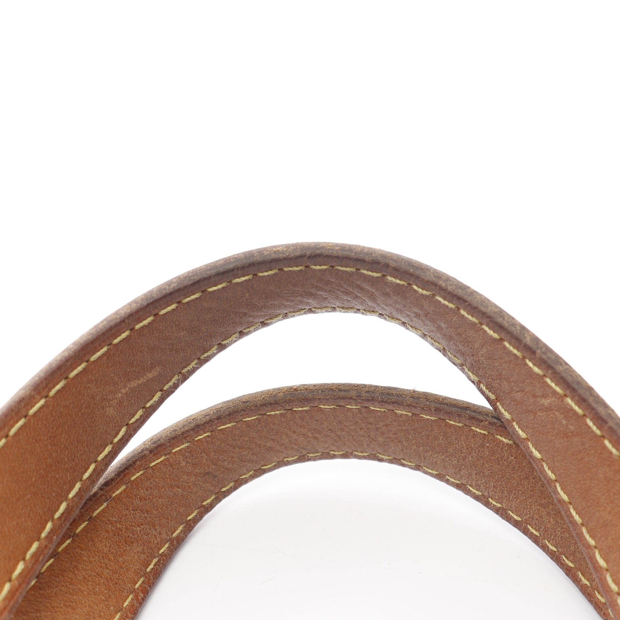 Louis Vuitton Louis Vuitton Batignolles Vertical Monogram Shoulder Bag Tote Leather Brown Size ONE SIZE - 7 Thumbnail