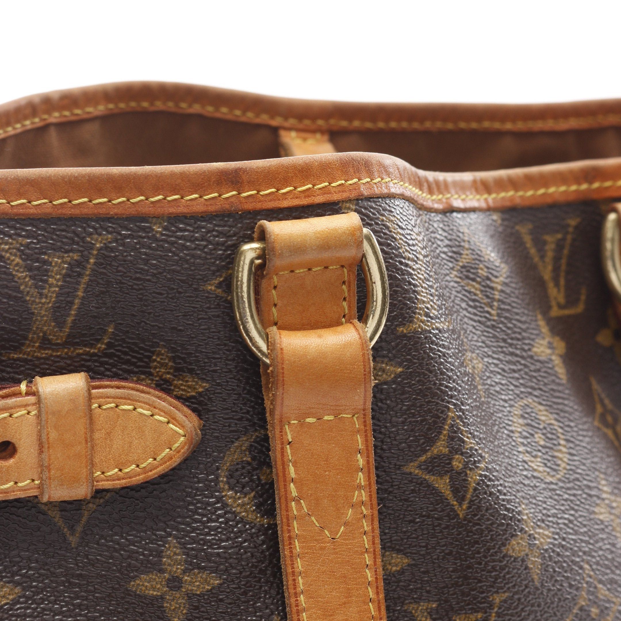 Louis Vuitton Louis Vuitton Batignolles Vertical Monogram Shoulder Bag Tote Leather Brown Size ONE SIZE - 8 Thumbnail