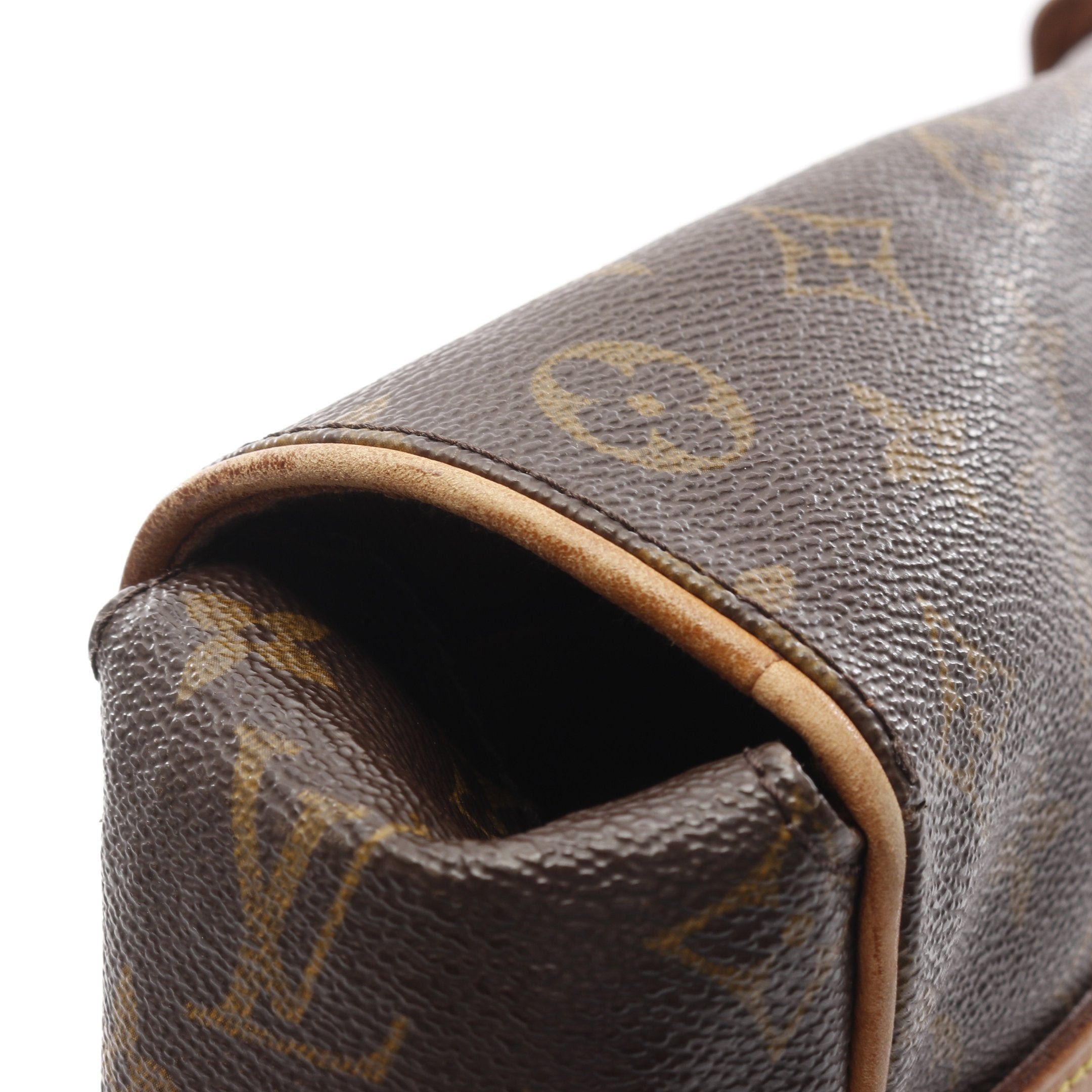 Louis Vuitton Louis Vuitton Aves Monogram Shoulder Bag Leather Brown Size ONE SIZE - 10 Thumbnail
