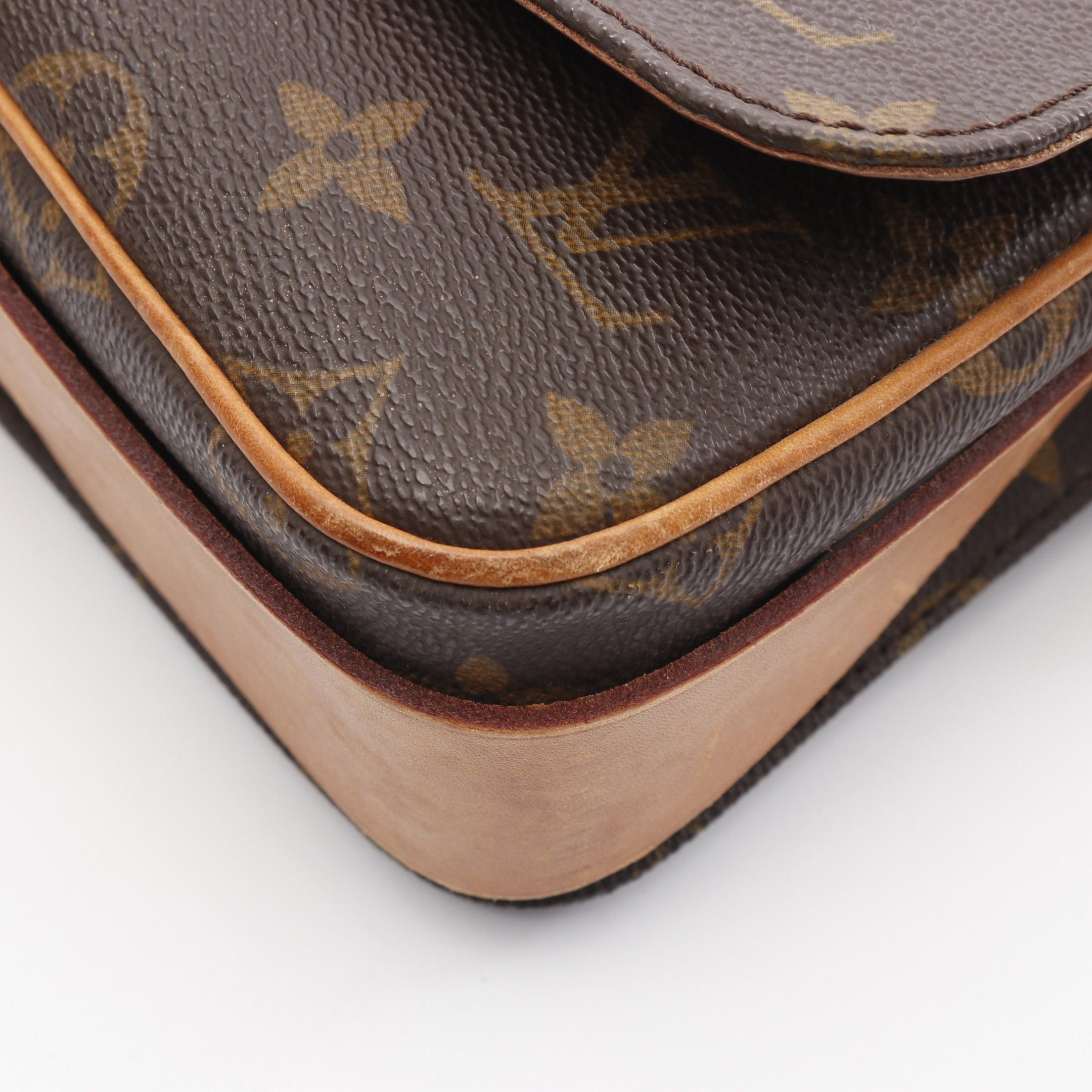 Louis Vuitton Louis Vuitton Cartesier Mm Monogram Shoulder Bag Leather Brown Size ONE SIZE - 9 Thumbnail
