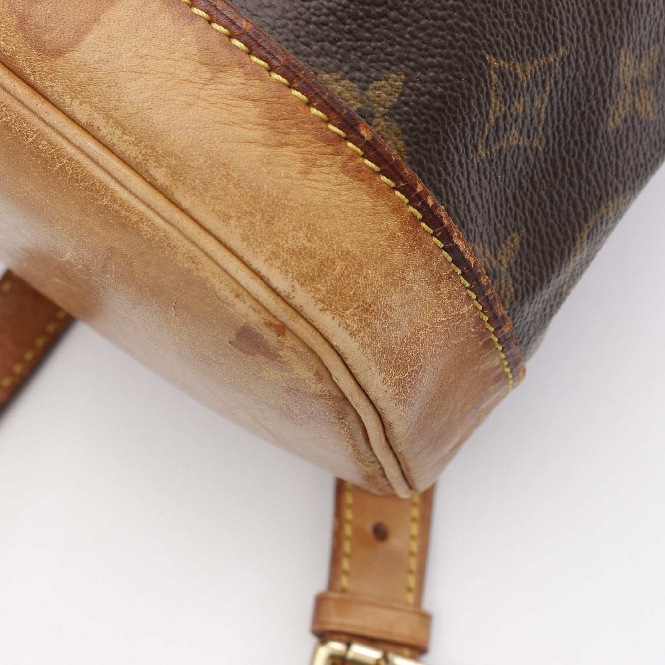 Louis Vuitton Louis Vuitton Montsouris Mm Monogram Backpack Rucksack Leather Brown Size ONE SIZE - 8 Thumbnail