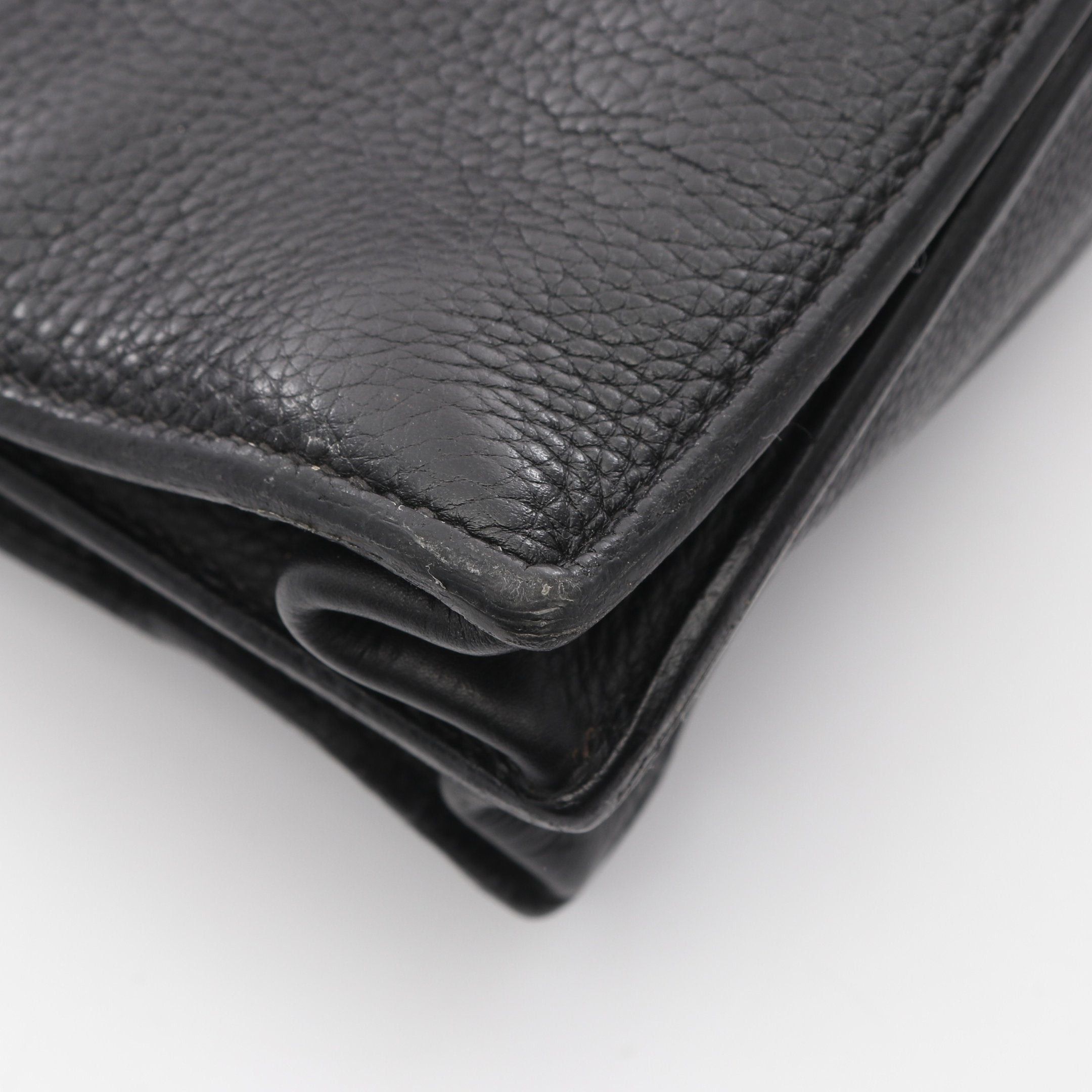 Hermes Hermes Sac Adepesh 38 Business Bag Briefcase Togo Black Silver Hardware □L Stamp Size ONE SIZE - 7 Thumbnail