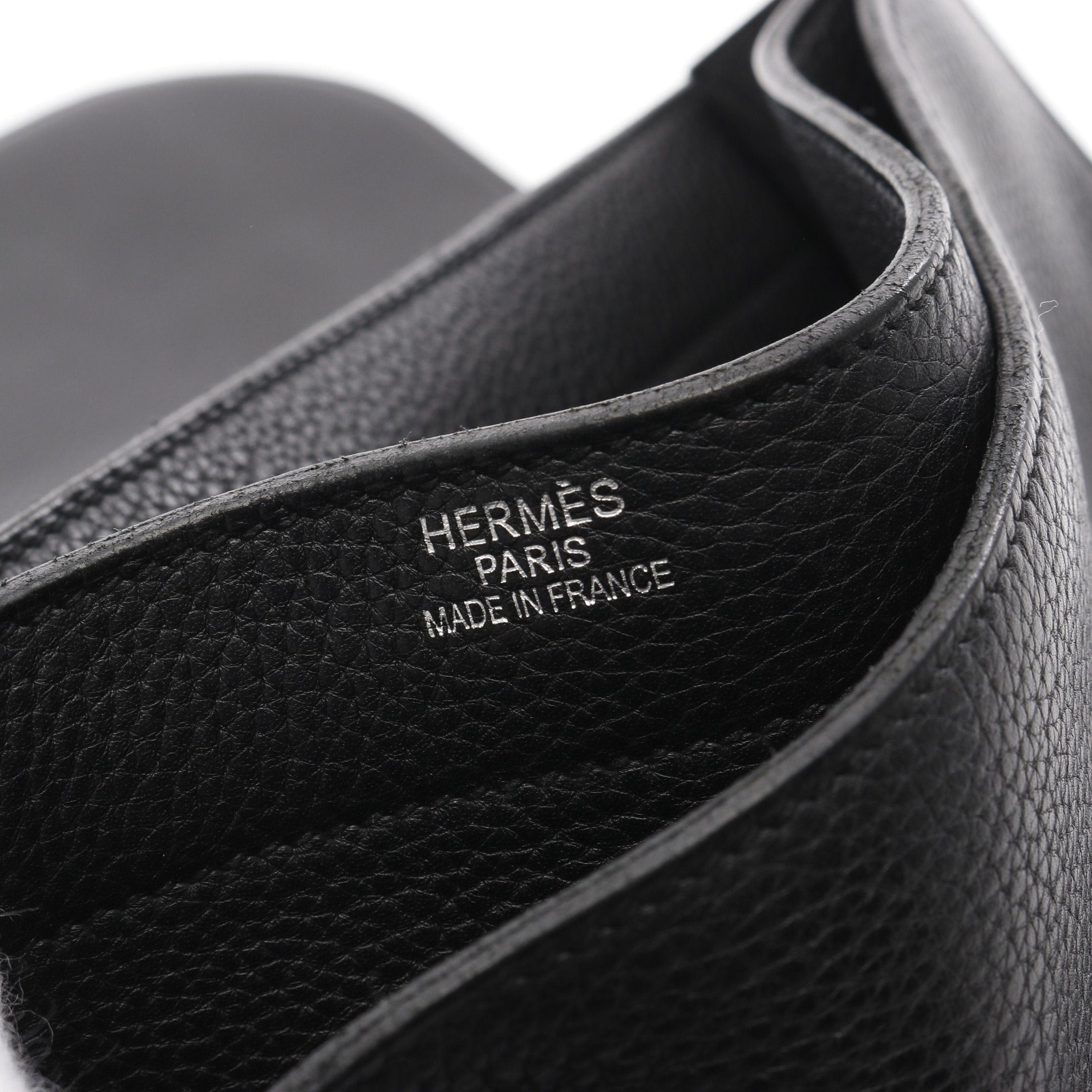 Hermes Hermes Sac Adepesh 38 Business Bag Briefcase Togo Black Silver Hardware □L Stamp Size ONE SIZE - 4 Thumbnail