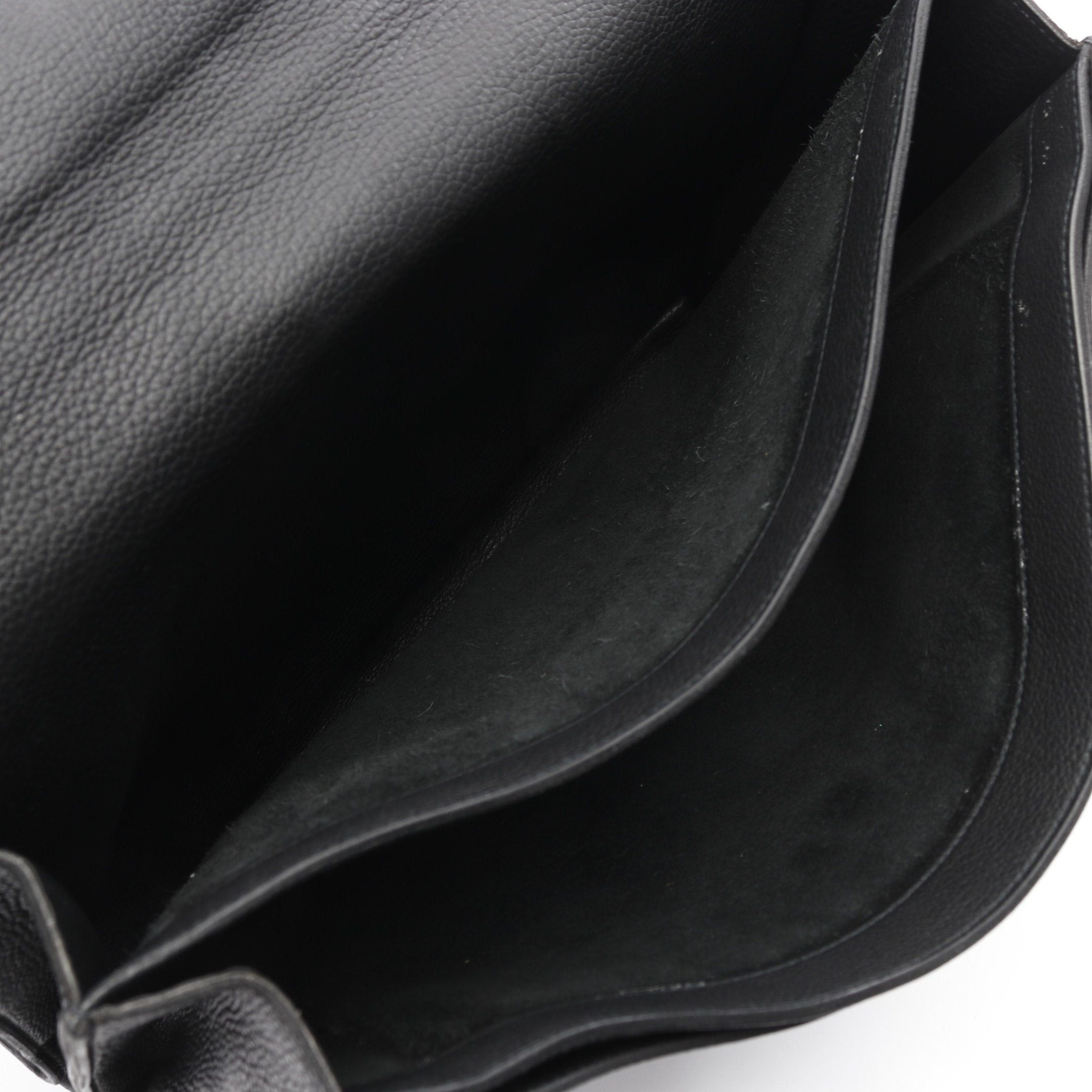 Hermes Hermes Sac Adepesh 38 Business Bag Briefcase Togo Black Silver Hardware □L Stamp Size ONE SIZE - 3 Thumbnail