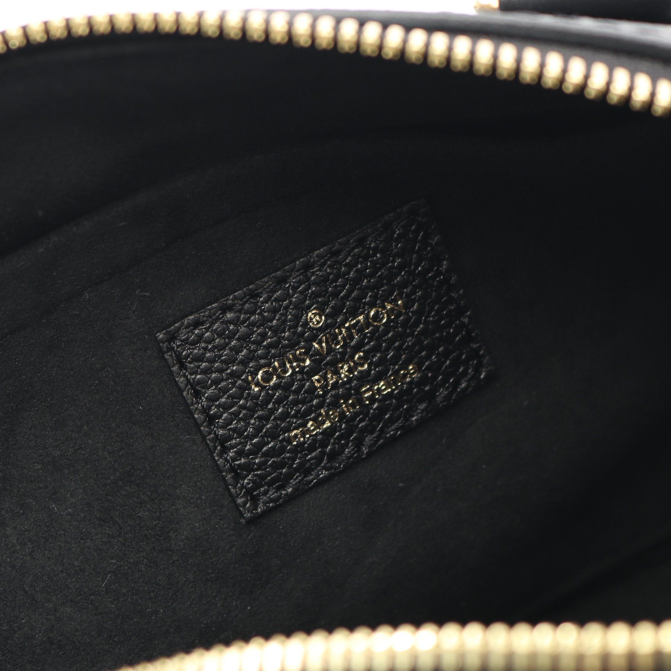 Louis Vuitton Louis Vuitton Speedy 20 Monogram Empreinte Handbag Leather Black Size ONE SIZE - 4 Thumbnail