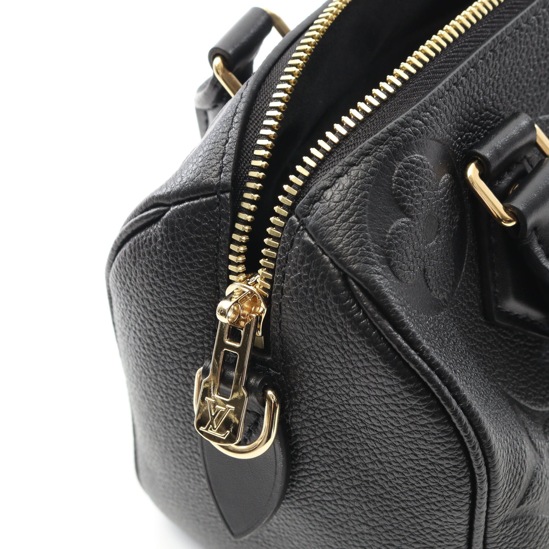 Louis Vuitton Louis Vuitton Speedy 20 Monogram Empreinte Handbag Leather Black Size ONE SIZE - 6 Thumbnail