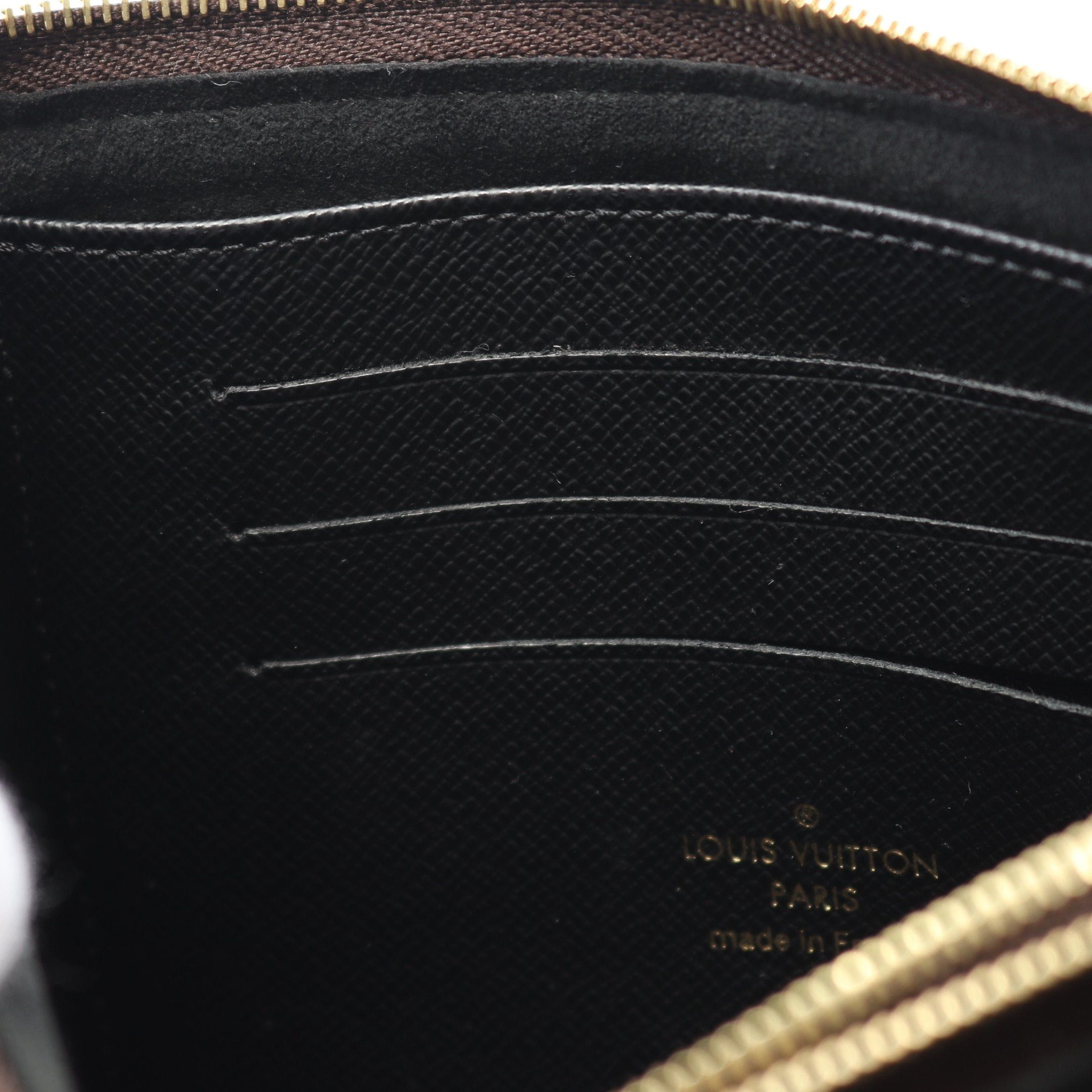 Louis Vuitton Louis Vuitton Pochette Double Zip Monogram Giant Reverse Shoulder Bag Leather Brown Beige Size ONE SIZE - 6 Thumbnail
