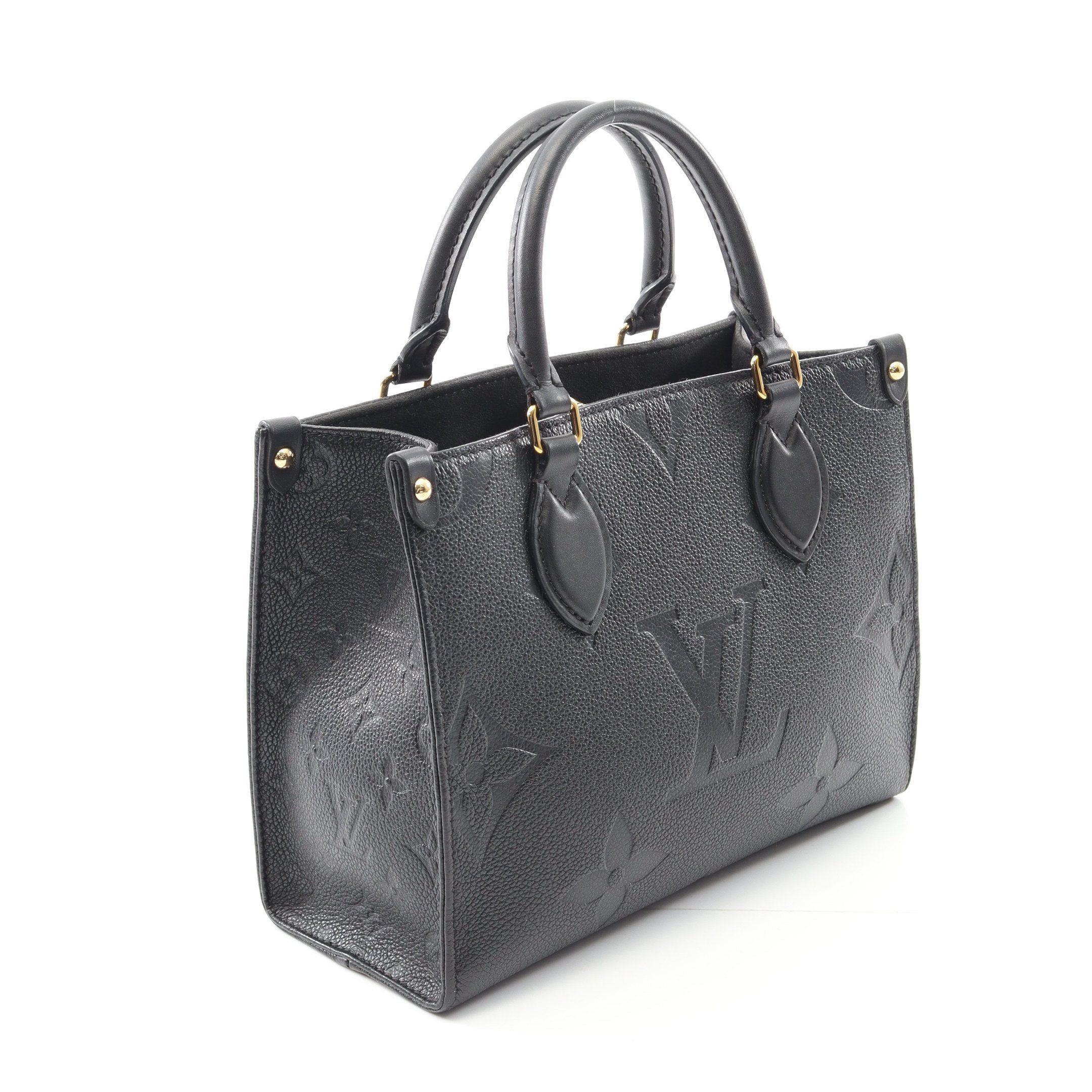 Louis Vuitton Louis Vuitton On-The-Go Pm Monogram Empreinte Noir Handbag Leather Black Size ONE SIZE - 2 Thumbnail
