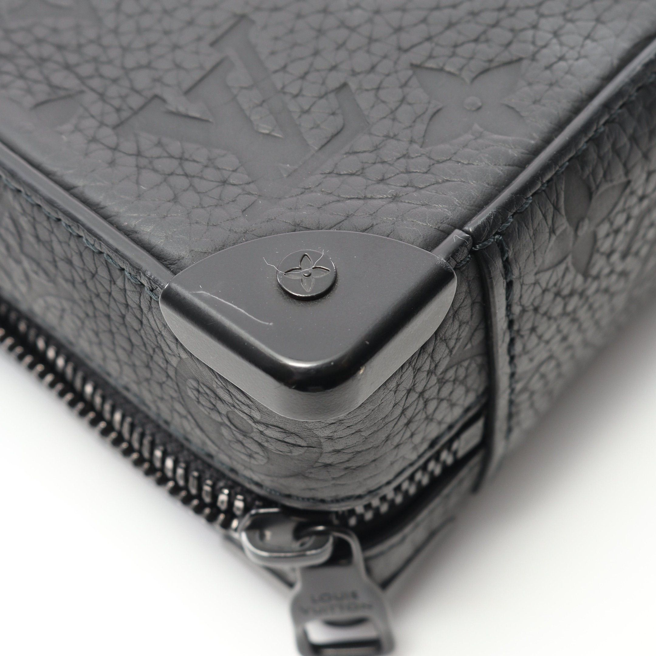 Louis Vuitton Louis Vuitton Handle Soft Trunk Monogram Taurillon Shoulder Bag Leather Black Size ONE SIZE - 6 Thumbnail