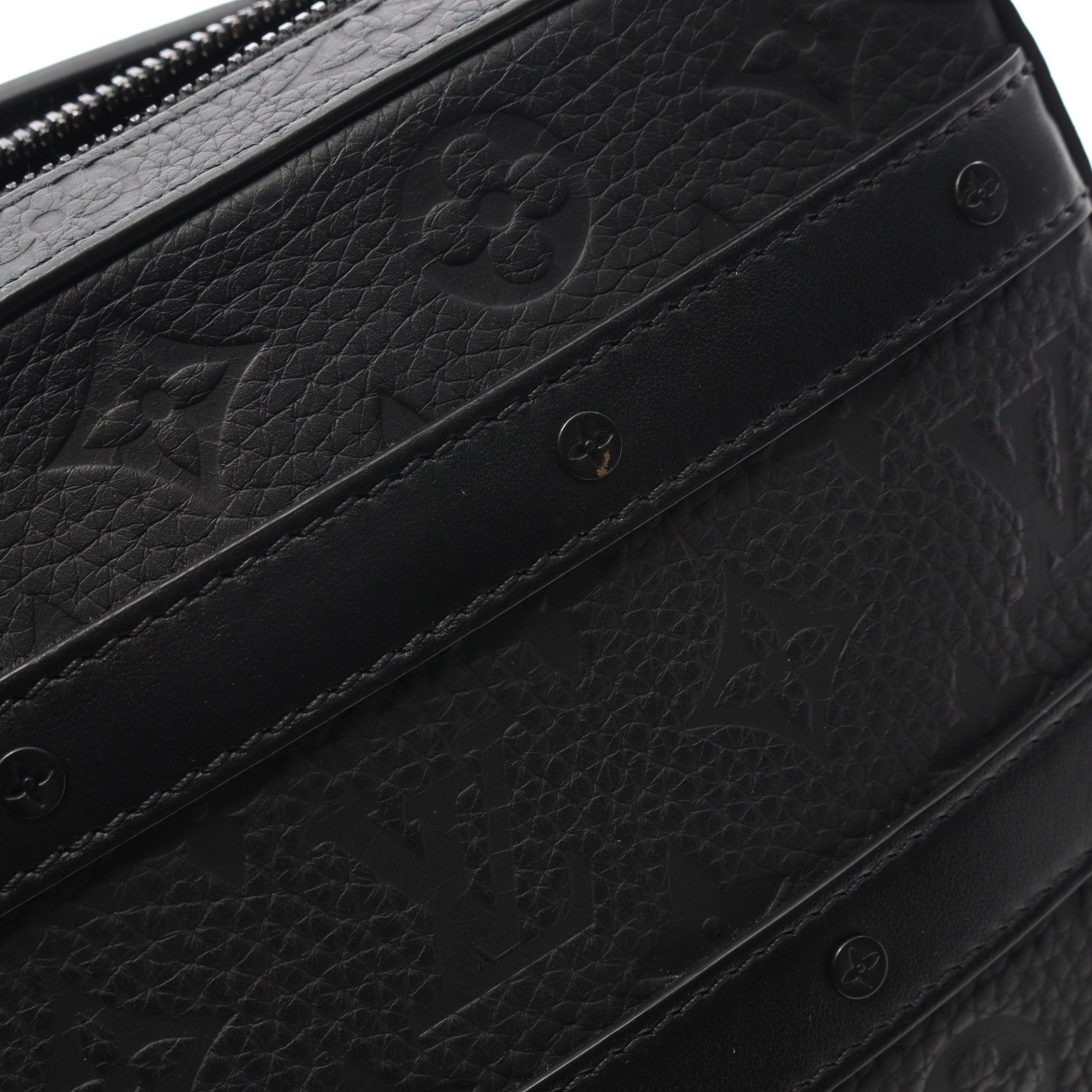 Louis Vuitton Louis Vuitton Handle Soft Trunk Monogram Taurillon Shoulder Bag Leather Black Size ONE SIZE - 9 Thumbnail