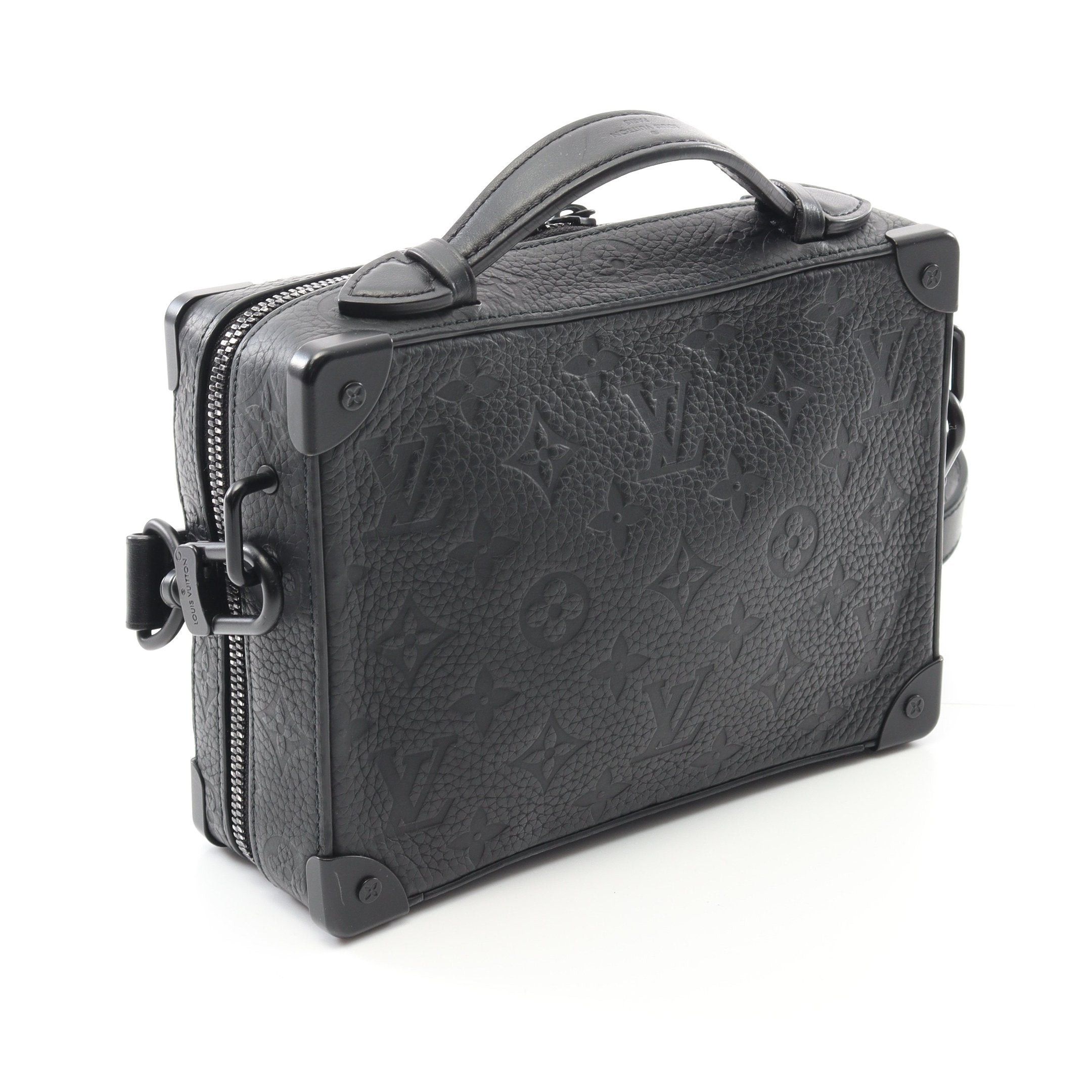 Louis Vuitton Louis Vuitton Handle Soft Trunk Monogram Taurillon Shoulder Bag Leather Black Size ONE SIZE - 2 Thumbnail