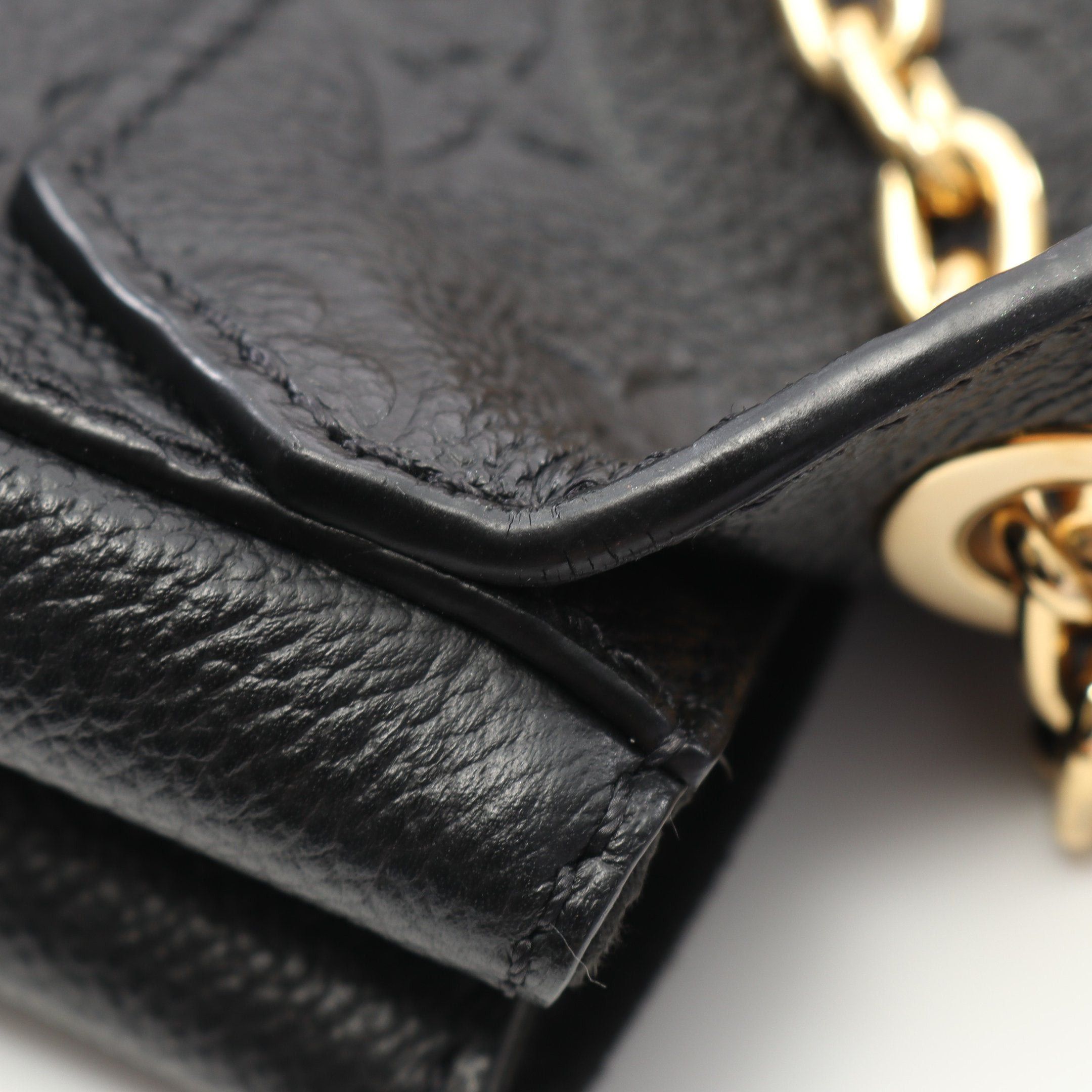 Louis Vuitton Louis Vuitton Vavin Pm Monogram Empreinte Noir Double Chain Shoulder Bag Leather Black Size ONE SIZE - 6 Thumbnail