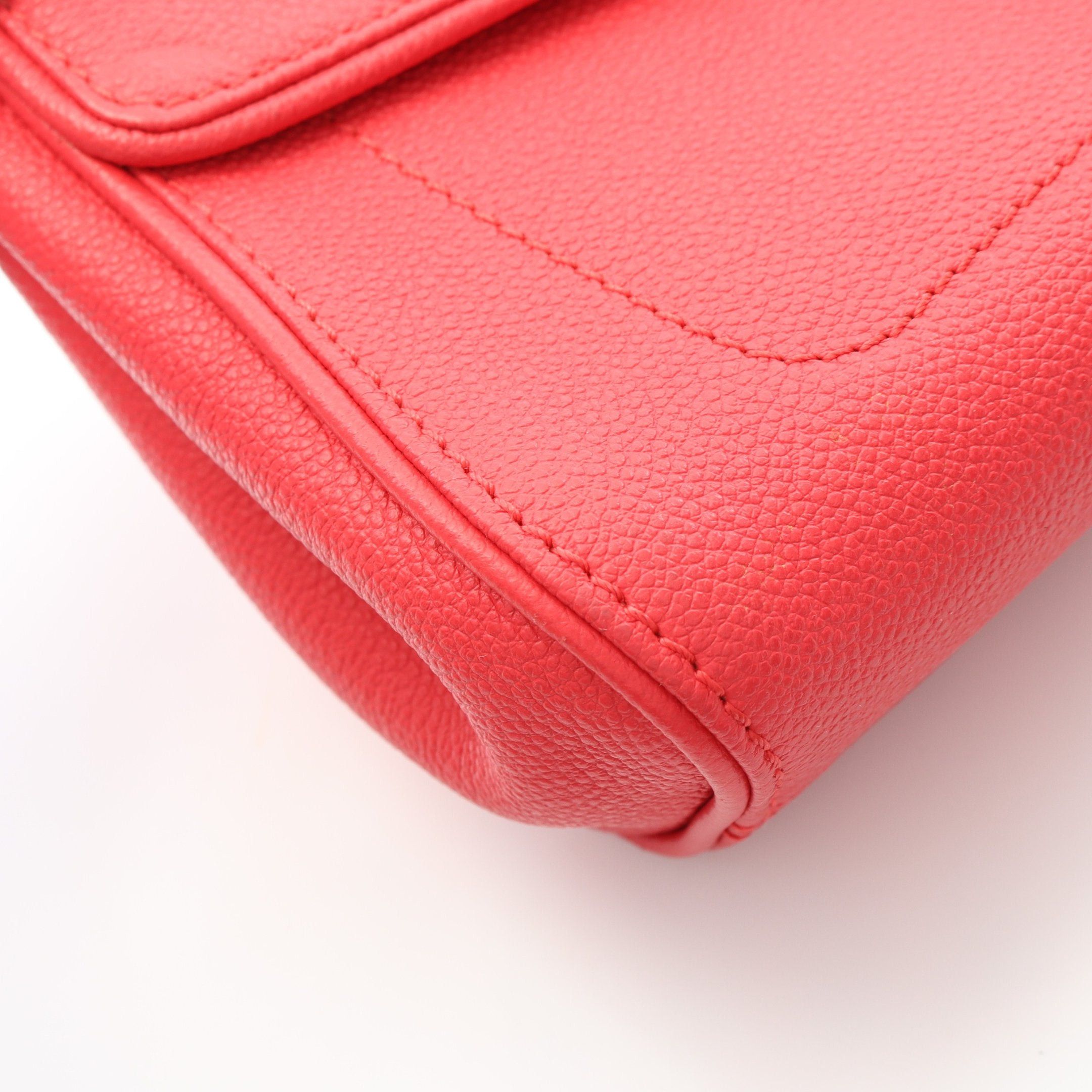Louis Vuitton Louis Vuitton Saint Germain Pm Monogram Empreinte Chain Shoulder Bag Leather Pink Red Size ONE SIZE - 7 Thumbnail