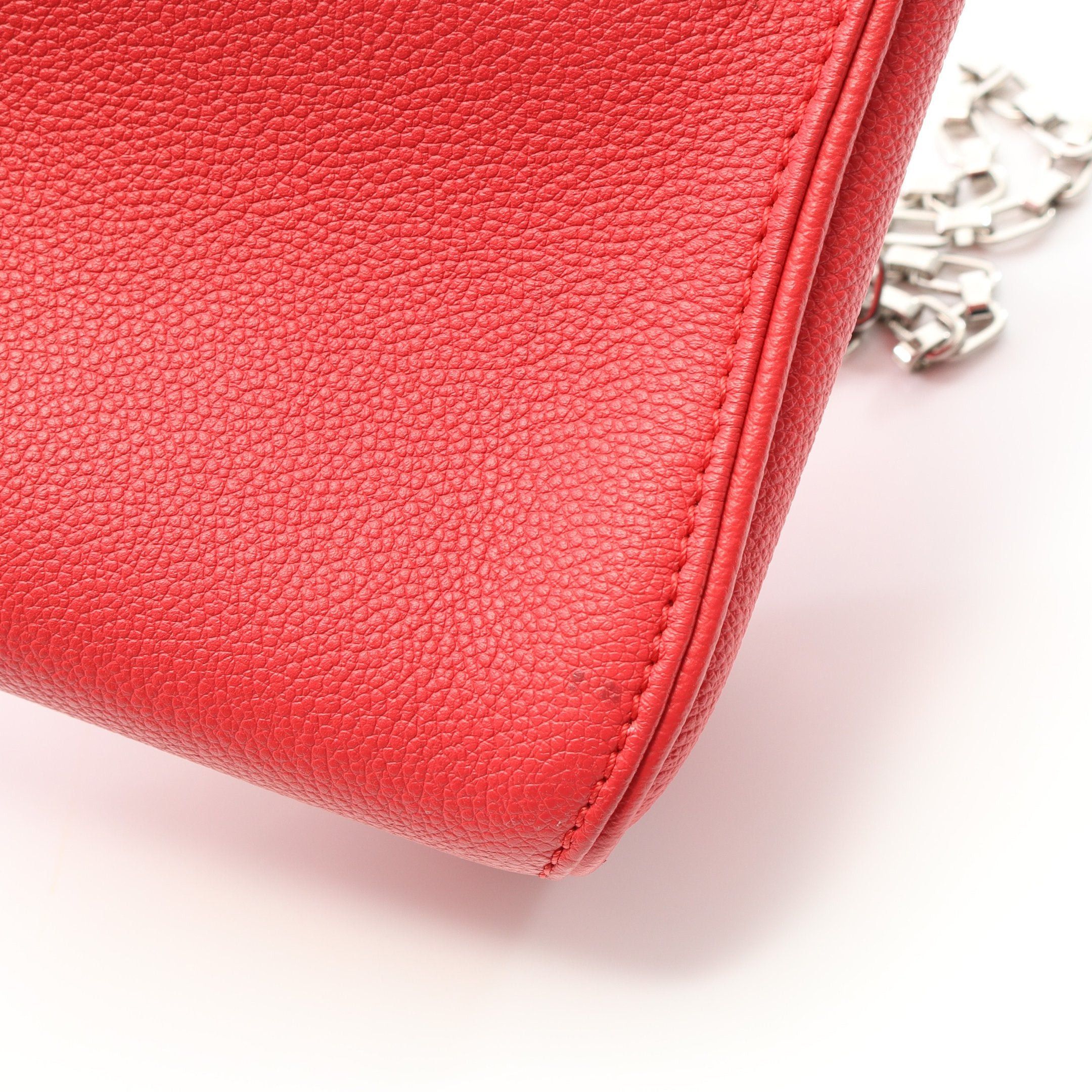 Louis Vuitton Louis Vuitton Saint Germain Pm Monogram Empreinte Chain Shoulder Bag Leather Pink Red Size ONE SIZE - 8 Thumbnail