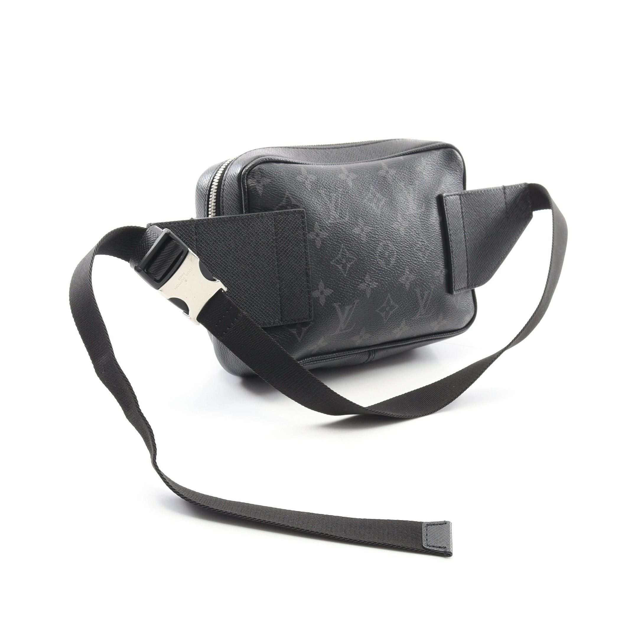 Louis Vuitton Louis Vuitton Bum Bag Outdoors Taigarama Noir Body Waist Leather Black Size ONE SIZE - 2 Thumbnail