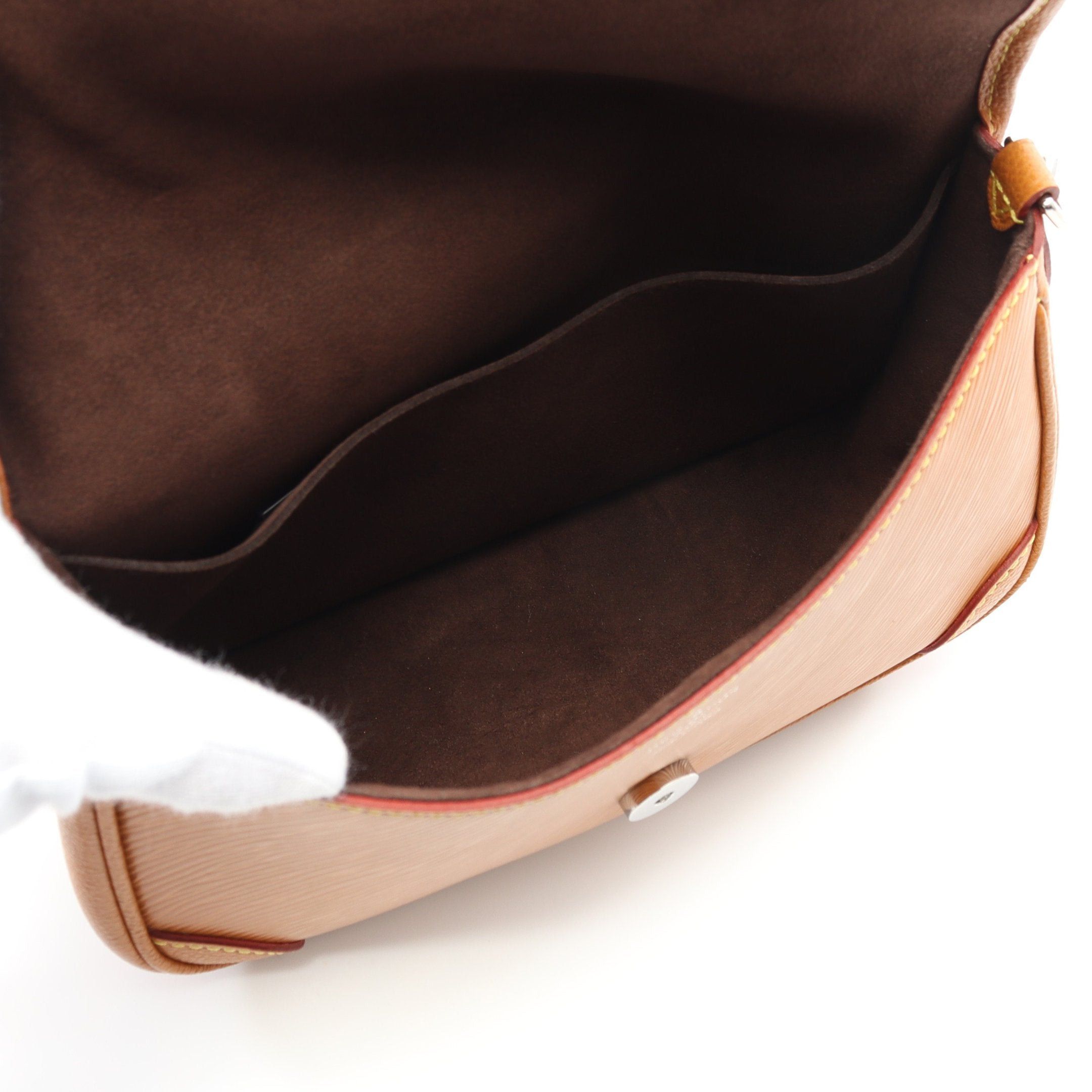 Louis Vuitton Louis Vuitton Busi Nm Epi Goldmiel Shoulder Bag Leather Light Brown Size ONE SIZE - 3 Thumbnail