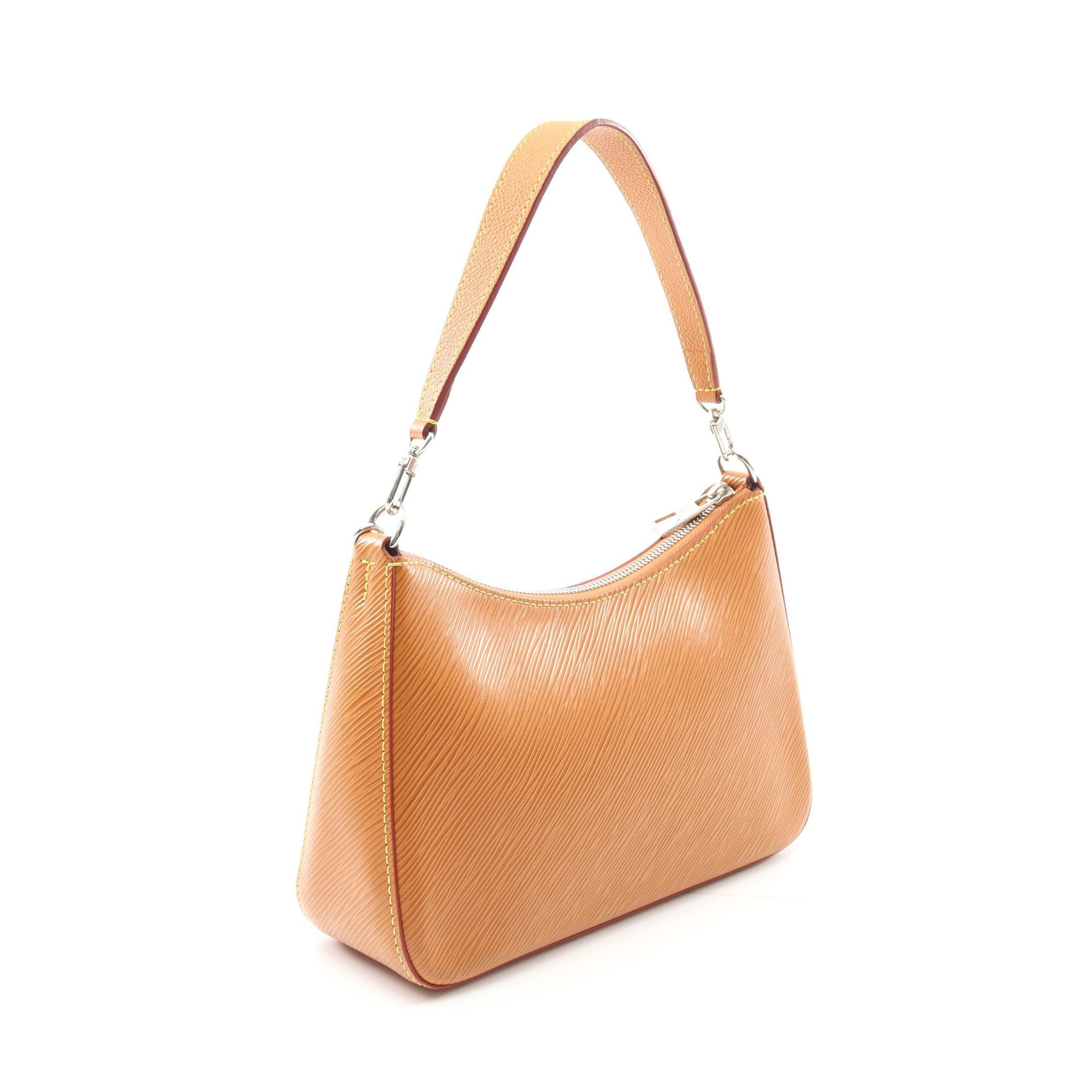 Louis Vuitton Louis Vuitton Murrell Epi Goldmiel Handbag Leather Light Brown Size ONE SIZE - 2 Thumbnail