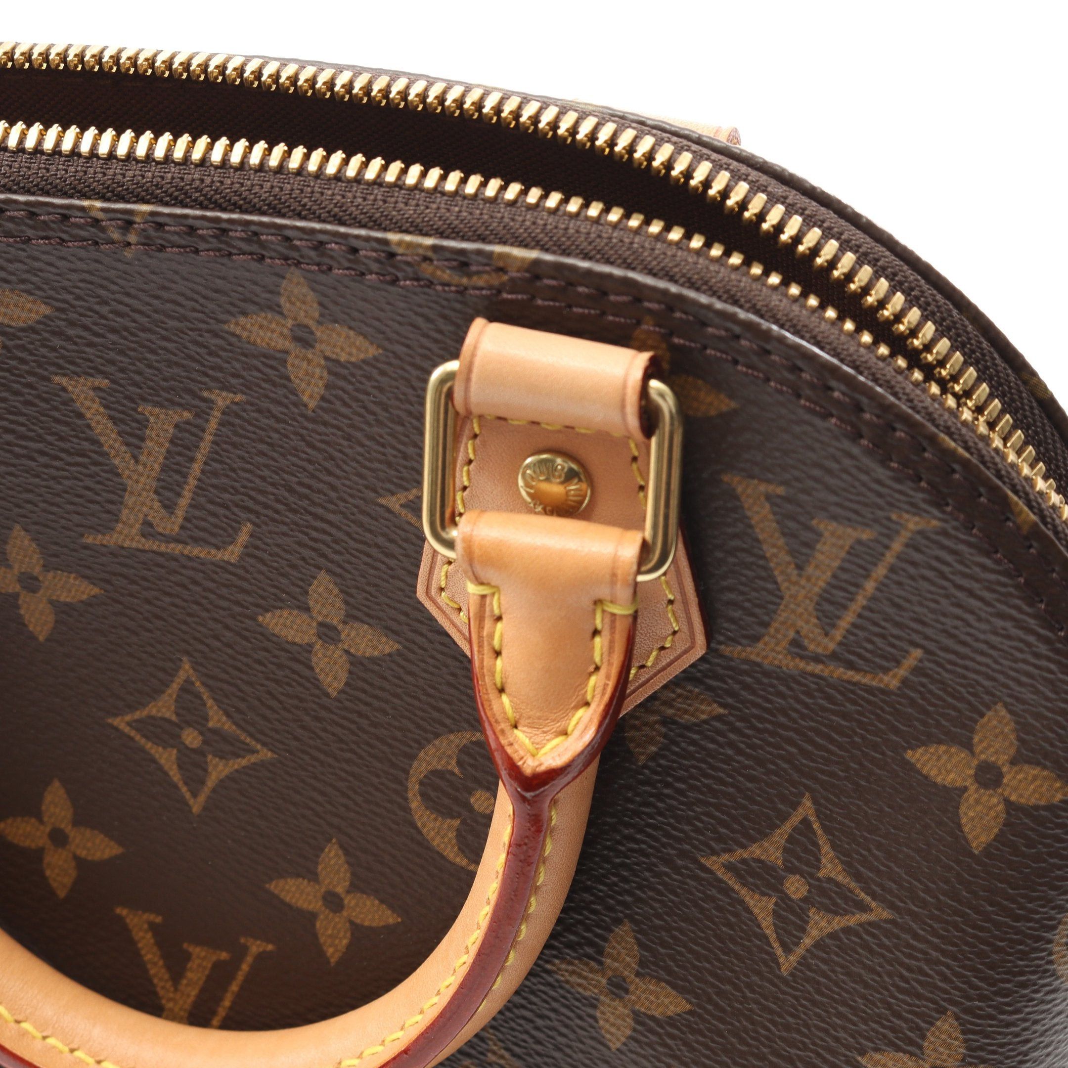 Louis Vuitton Louis Vuitton Alma Bb Monogram Handbag Leather Brown Size ONE SIZE - 9 Thumbnail