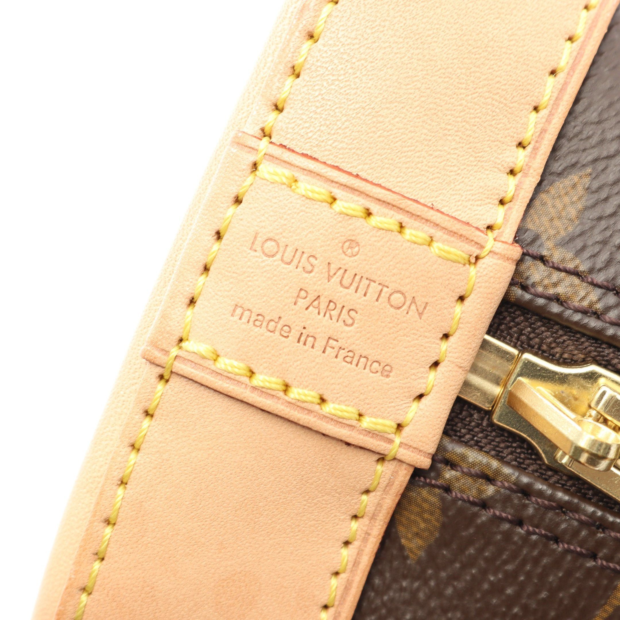 Louis Vuitton Louis Vuitton Alma Bb Monogram Handbag Leather Brown Size ONE SIZE - 4 Thumbnail
