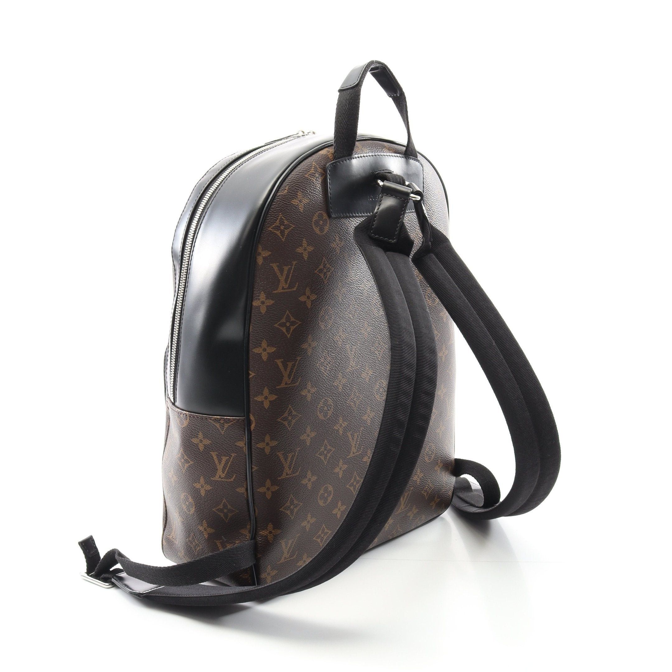 Louis Vuitton Louis Vuitton Josh Monogram Macassar Backpack Rucksack Leather Brown Black Size ONE SIZE - 2 Thumbnail