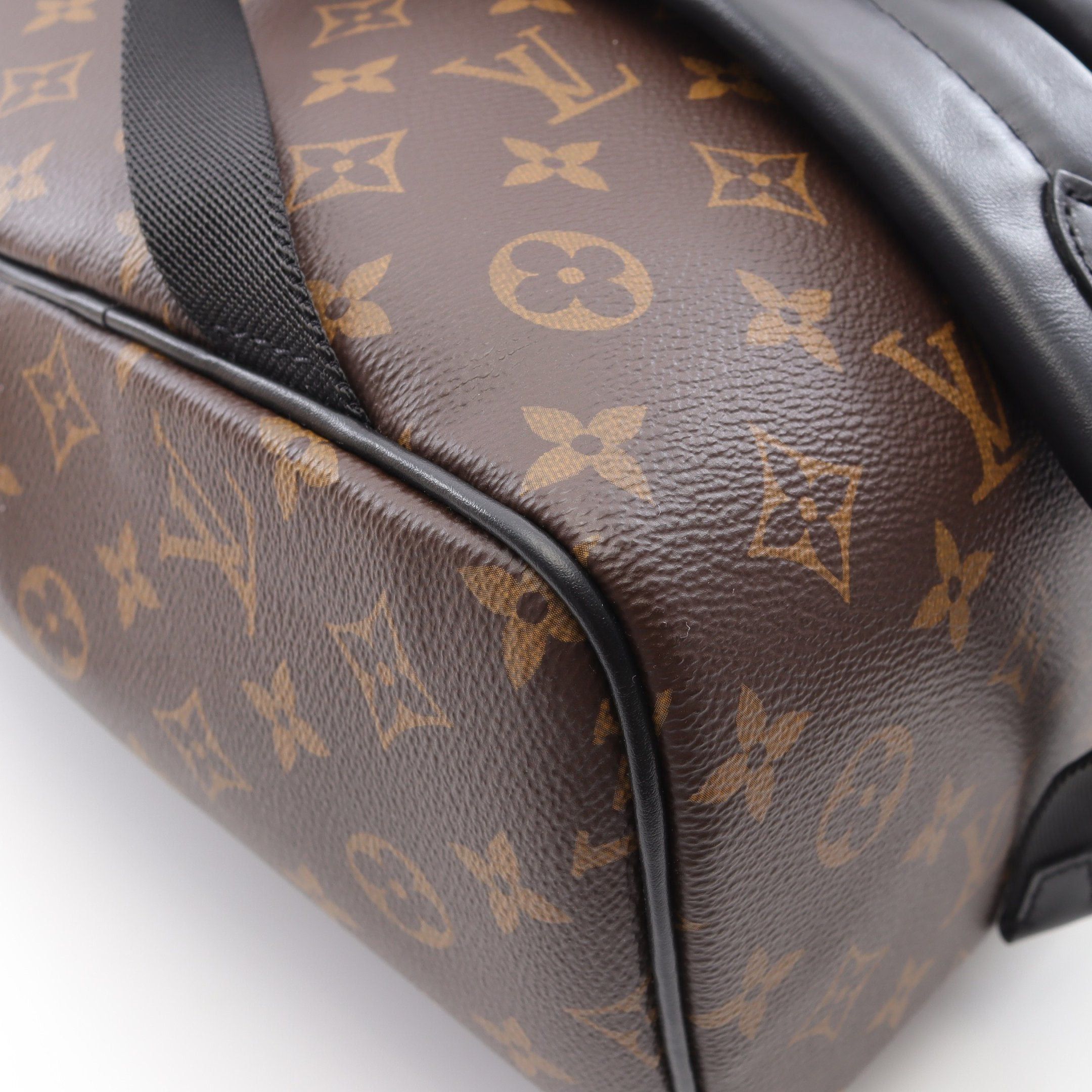 Louis Vuitton Louis Vuitton Josh Nv Monogram Macassar Backpack Rucksack Leather Brown Black Size ONE SIZE - 5 Thumbnail