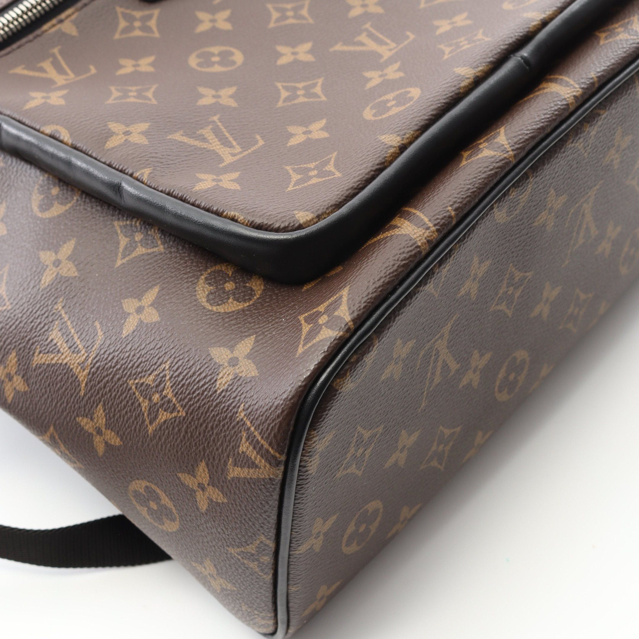 Louis Vuitton Louis Vuitton Josh Nv Monogram Macassar Backpack Rucksack Leather Brown Black Size ONE SIZE - 5 Thumbnail
