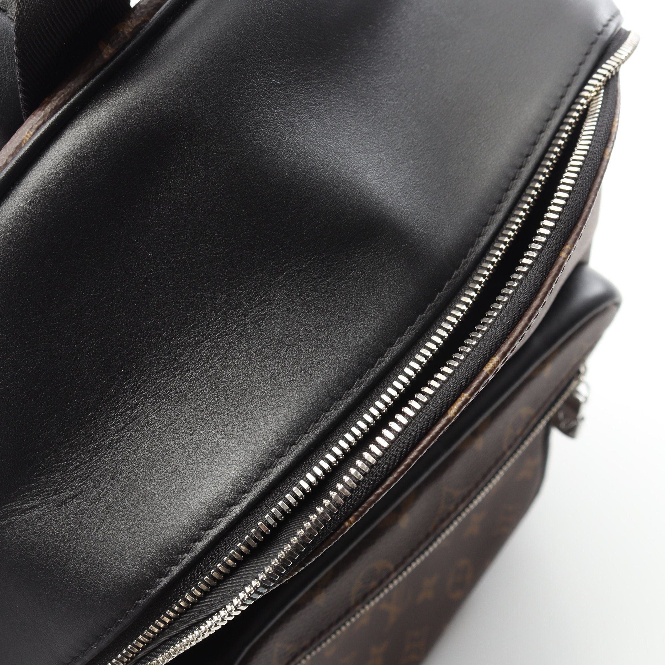 Louis Vuitton Louis Vuitton Josh Nv Monogram Macassar Backpack Rucksack Leather Brown Black Size ONE SIZE - 6 Thumbnail