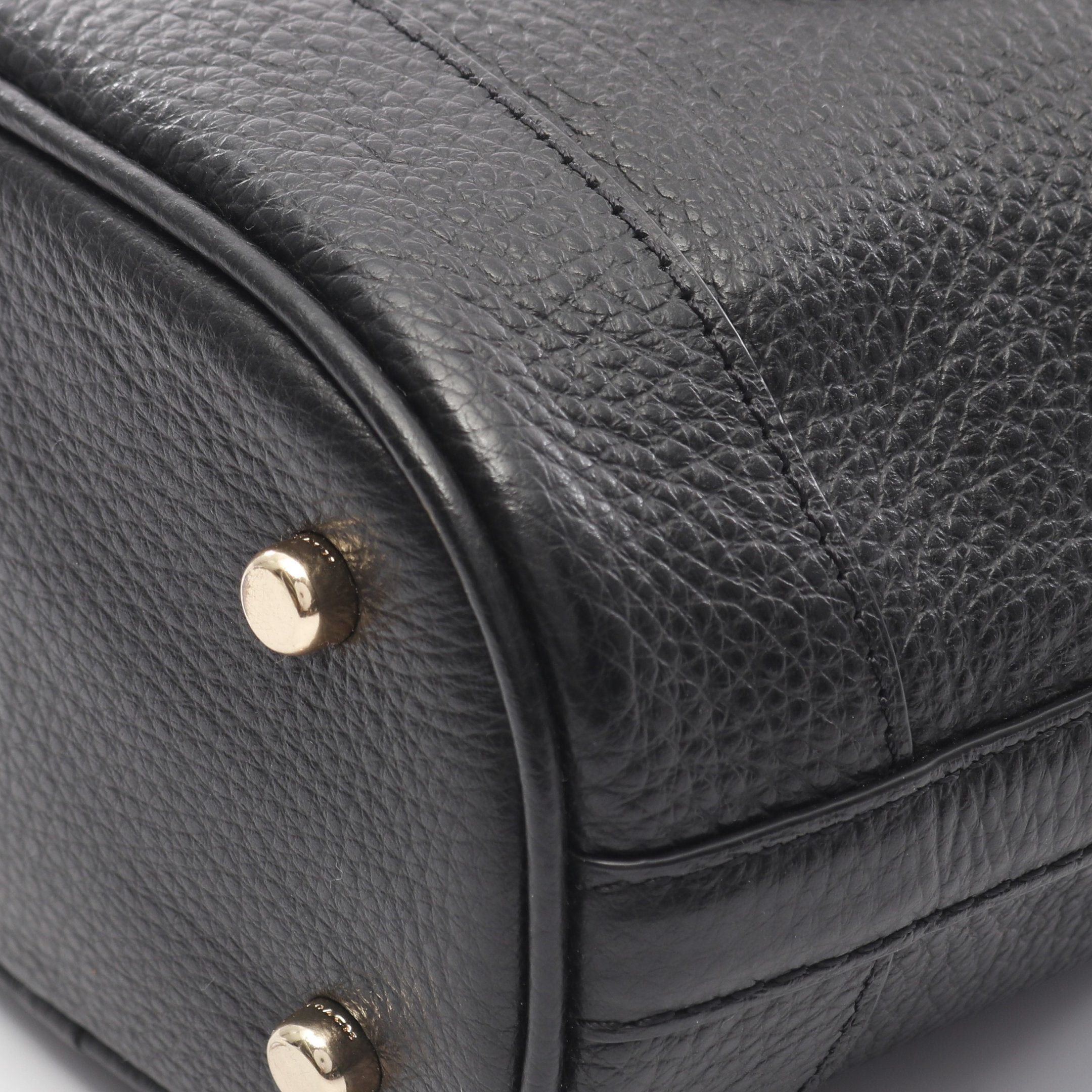 Coach Coach Dempsey Drawstring Bucket Bag 15 Handbag Leather Black Size ONE SIZE - 5 Thumbnail