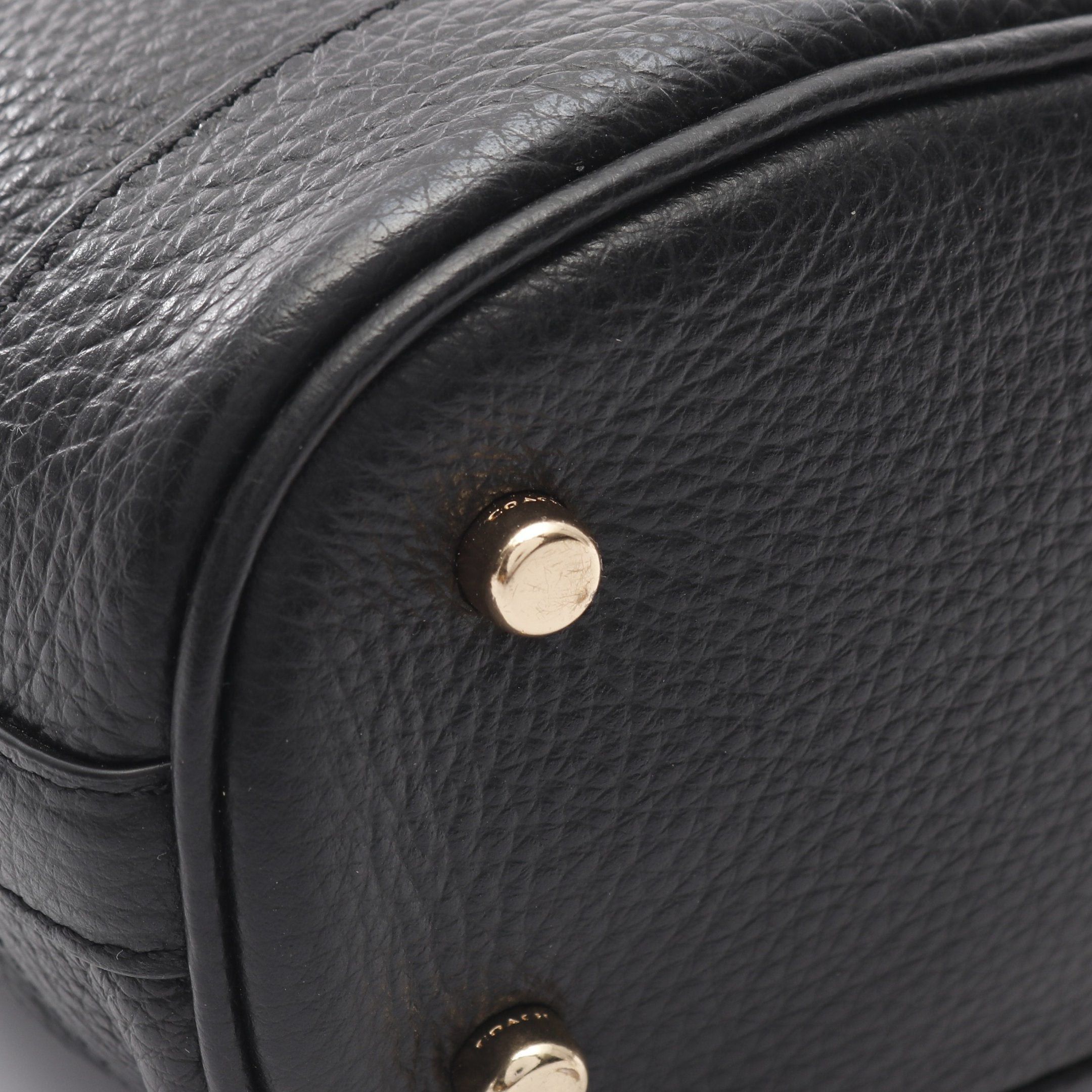 Coach Coach Dempsey Drawstring Bucket Bag 15 Handbag Leather Black Size ONE SIZE - 8 Thumbnail