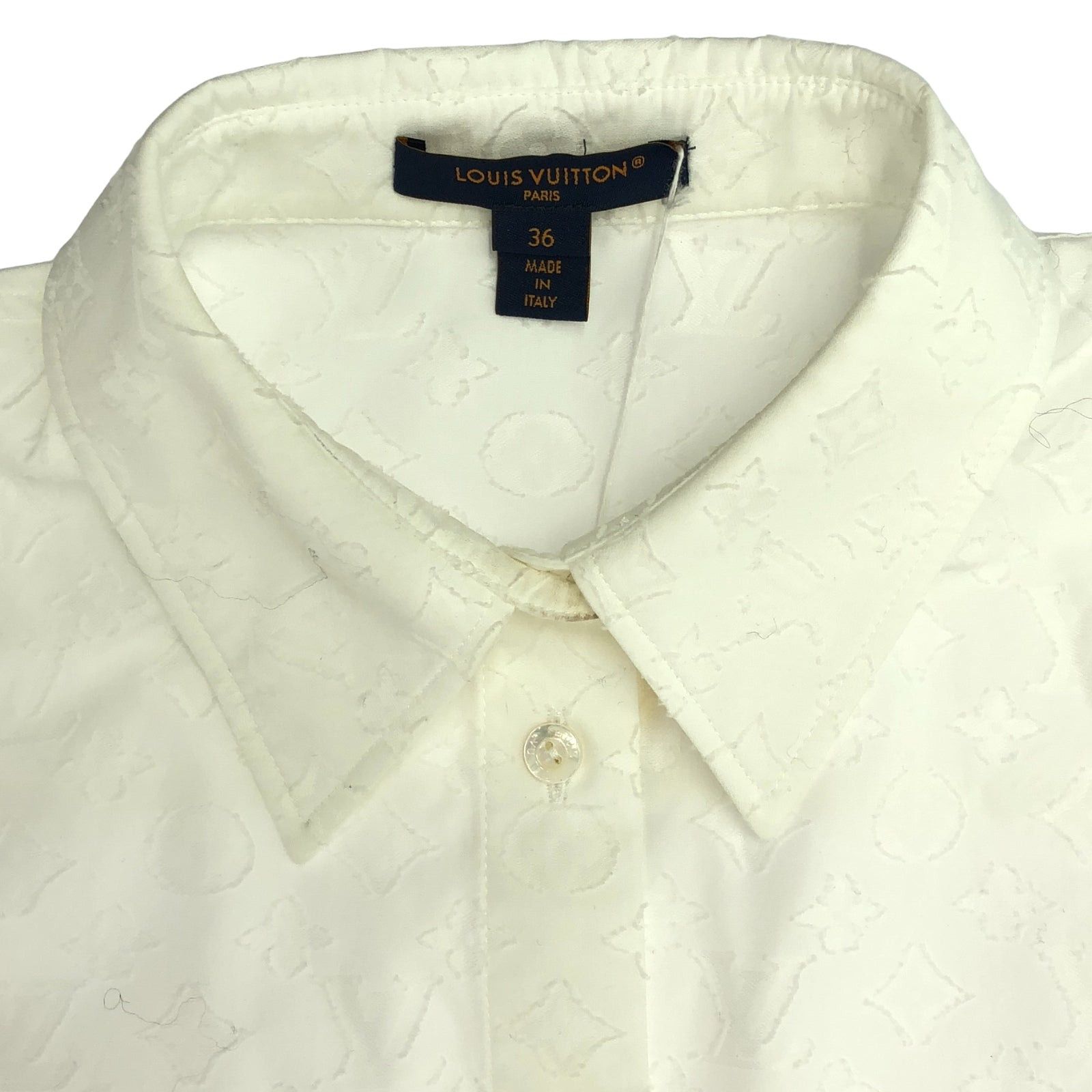 Louis Vuitton Louis Vuitton Shirt Cotton White Size ONE SIZE - 9 Thumbnail