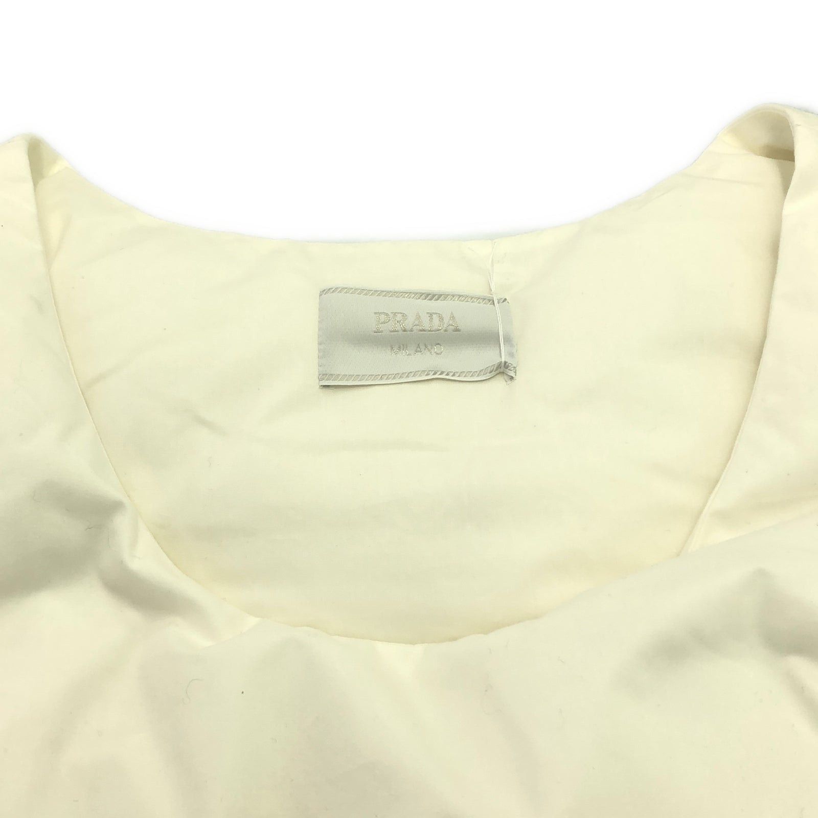 Prada Prada Vest Cotton White Size ONE SIZE - 5 Thumbnail