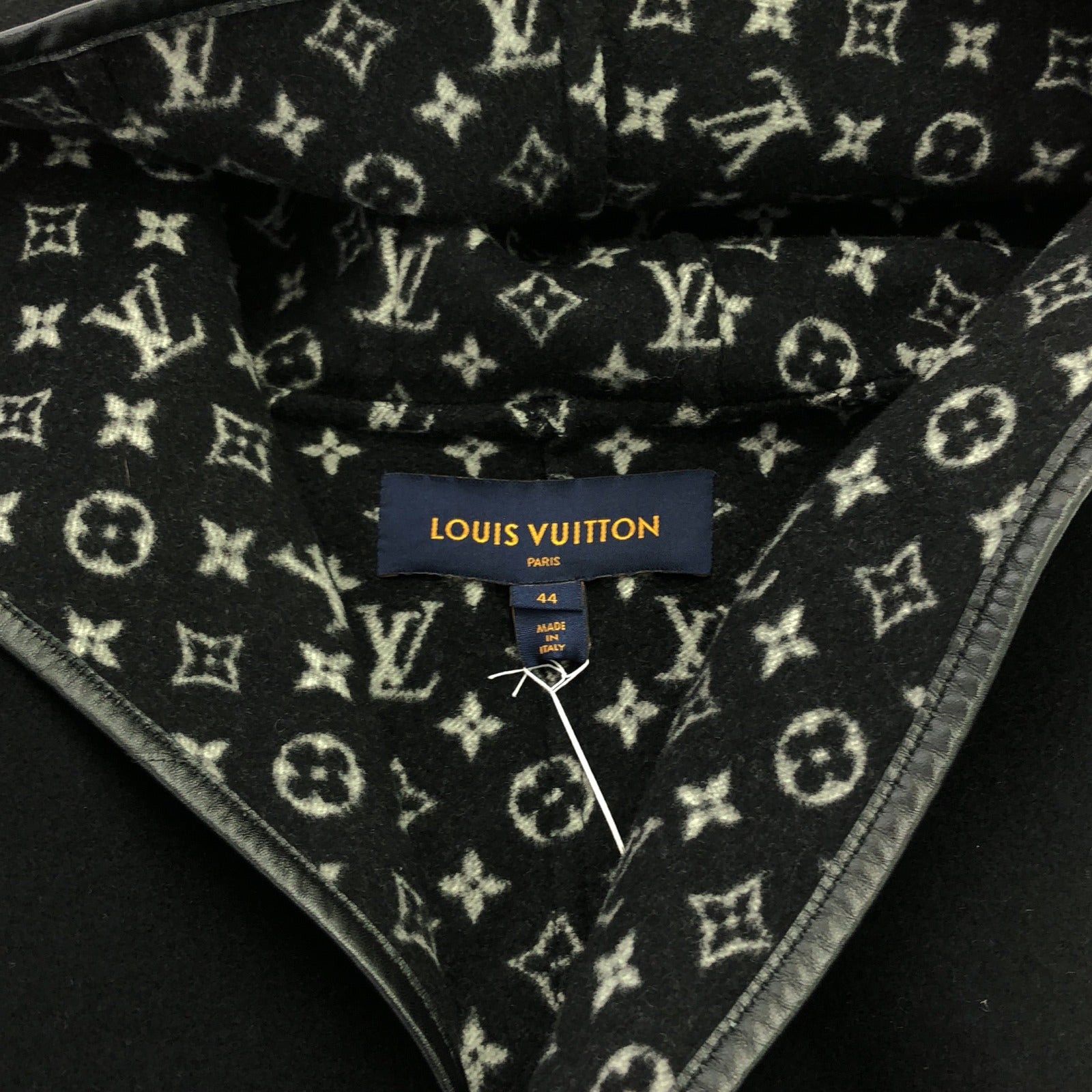 Louis Vuitton Louis Vuitton Coat Wool Black Size ONE SIZE - 9 Thumbnail