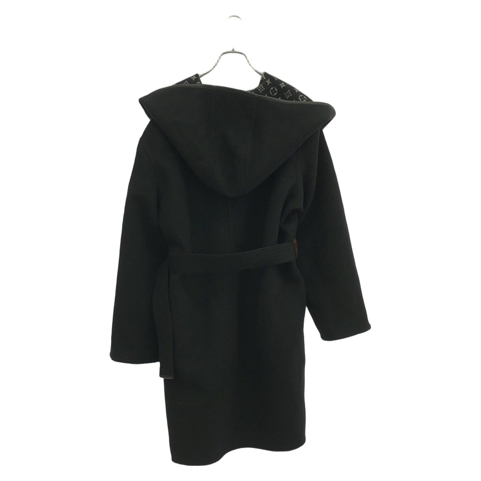 Louis Vuitton Louis Vuitton Coat Wool Black Size ONE SIZE - 2 Thumbnail