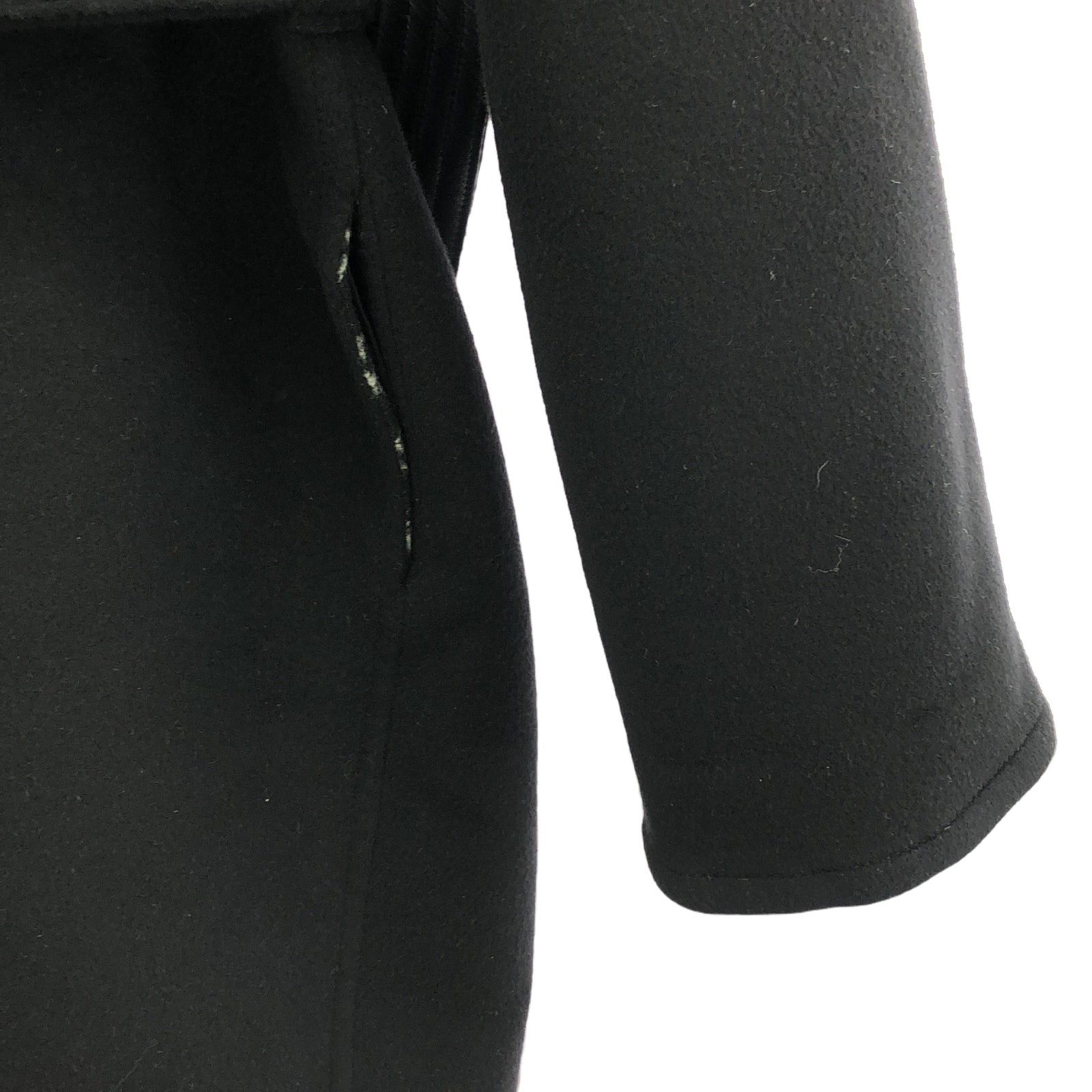 Louis Vuitton Louis Vuitton Coat Wool Black Size ONE SIZE - 4 Thumbnail