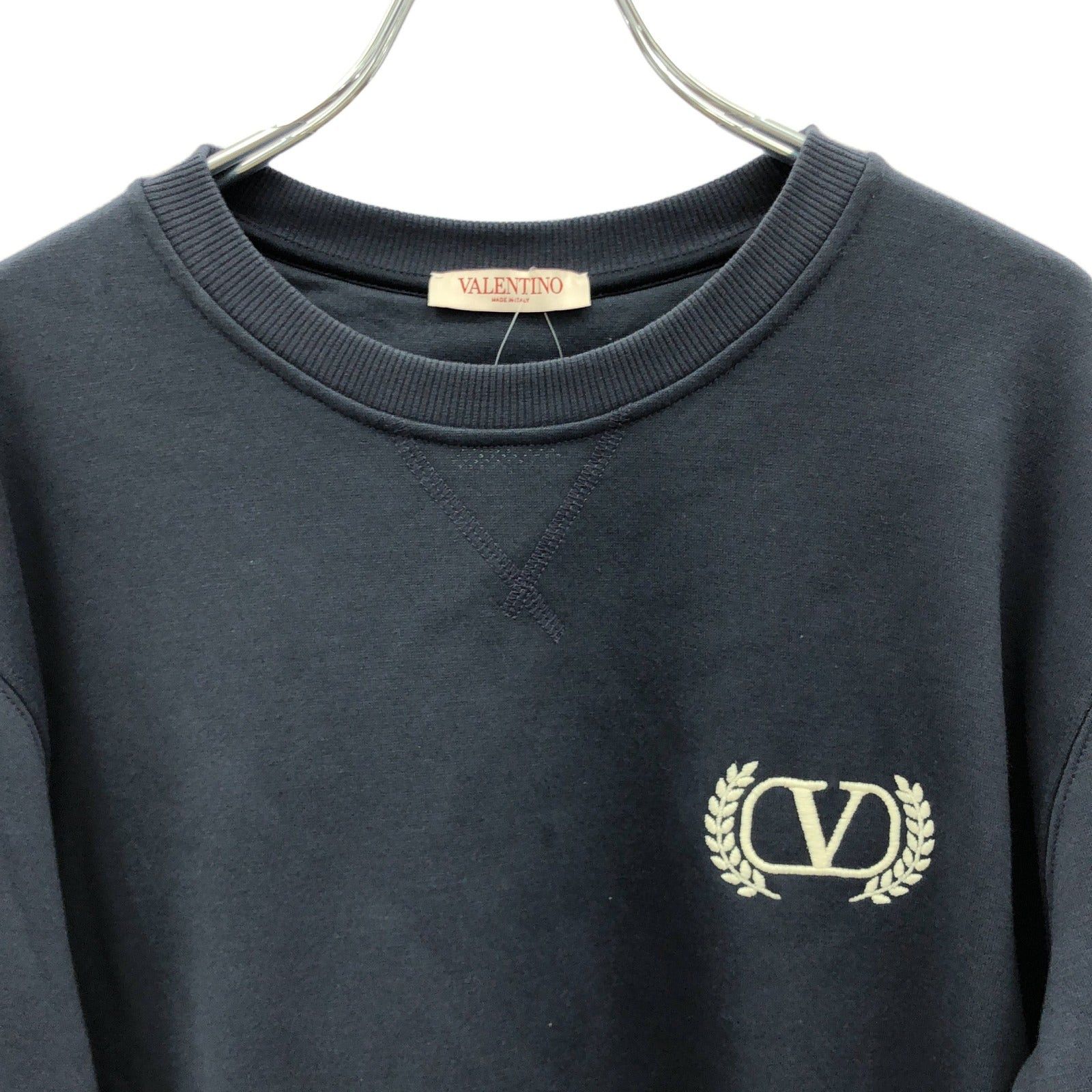 Valentino Valentino Sweatshirt Cotton Navy Size ONE SIZE - 3 Thumbnail