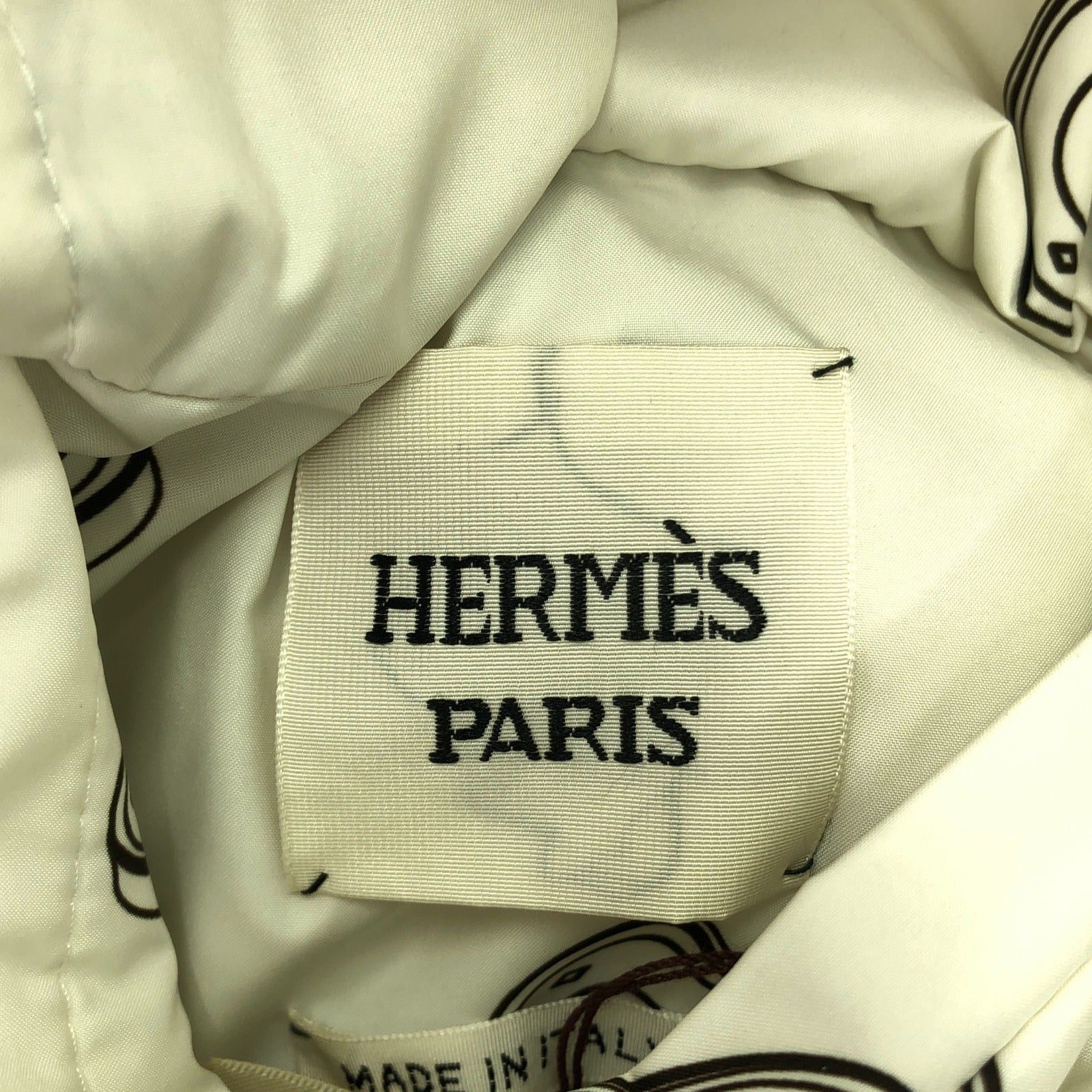 Hermes Hermes Clou De Selle Semis Quilted Jacket White R Size ONE SIZE - 5 Thumbnail