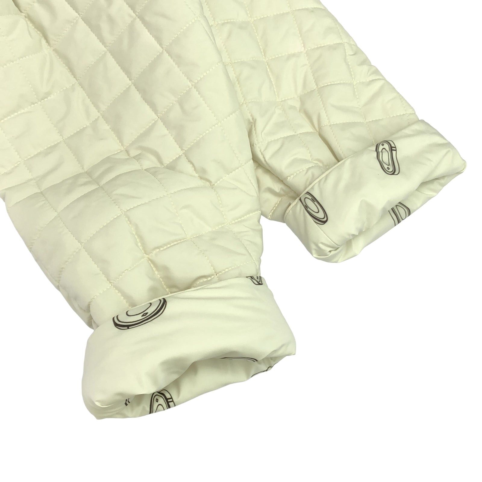 Hermes Hermes Clou De Selle Semis Quilted Jacket White R Size ONE SIZE - 11 Thumbnail