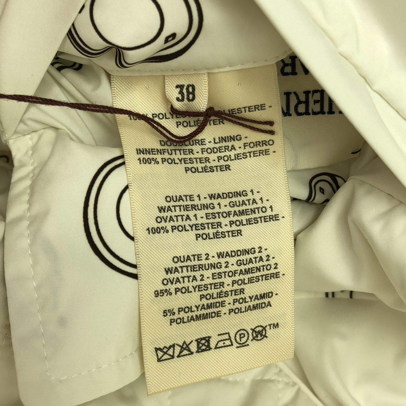 Hermes Hermes Clou De Selle Semis Quilted Jacket White R Size ONE SIZE - 6 Thumbnail