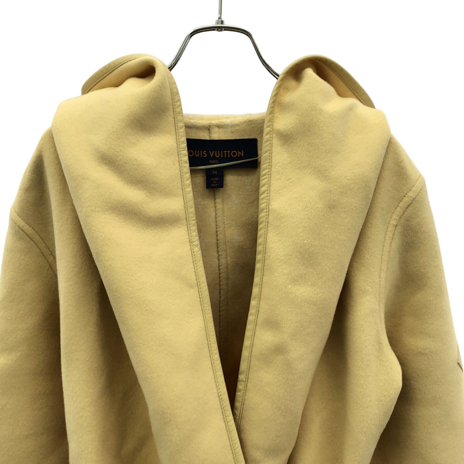 Louis Vuitton Louis Vuitton Coat Wool Yellow Size ONE SIZE - 3 Thumbnail