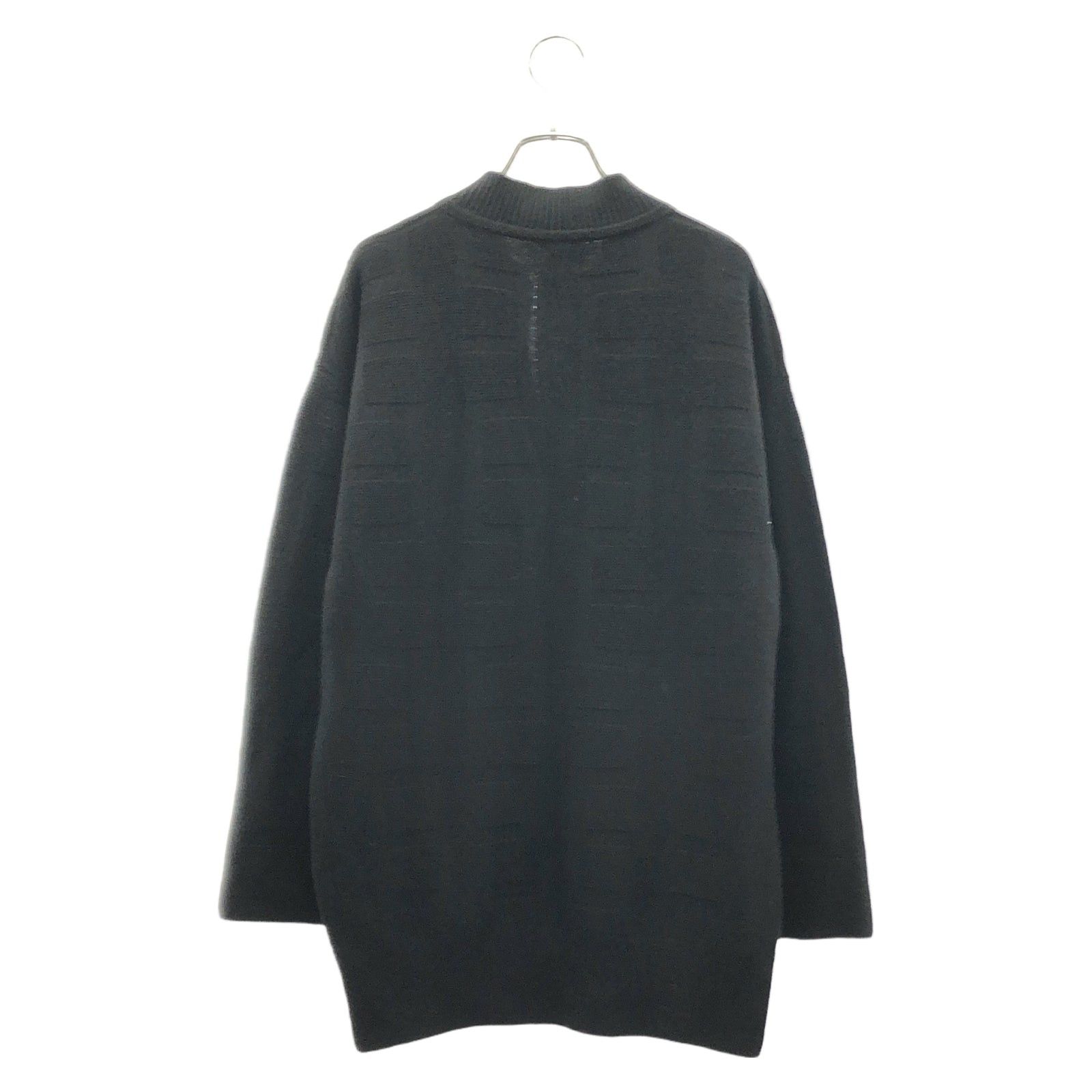 Hermes Hermes Knit Wool Black Size ONE SIZE - 2 Thumbnail