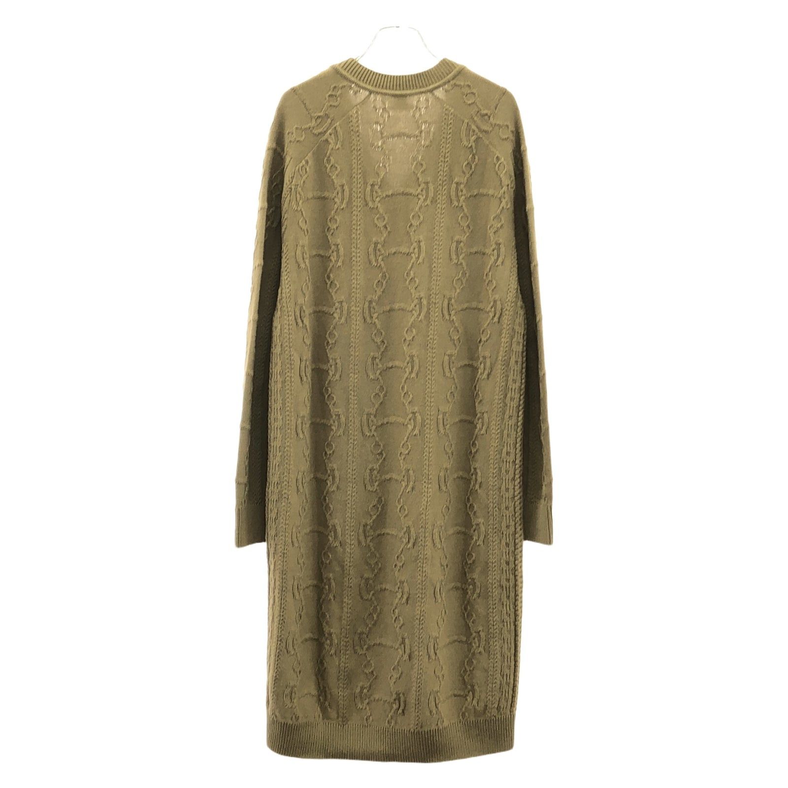 Hermes Hermes Knit Dress One Piece Wool Brown Size ONE SIZE - 2 Thumbnail