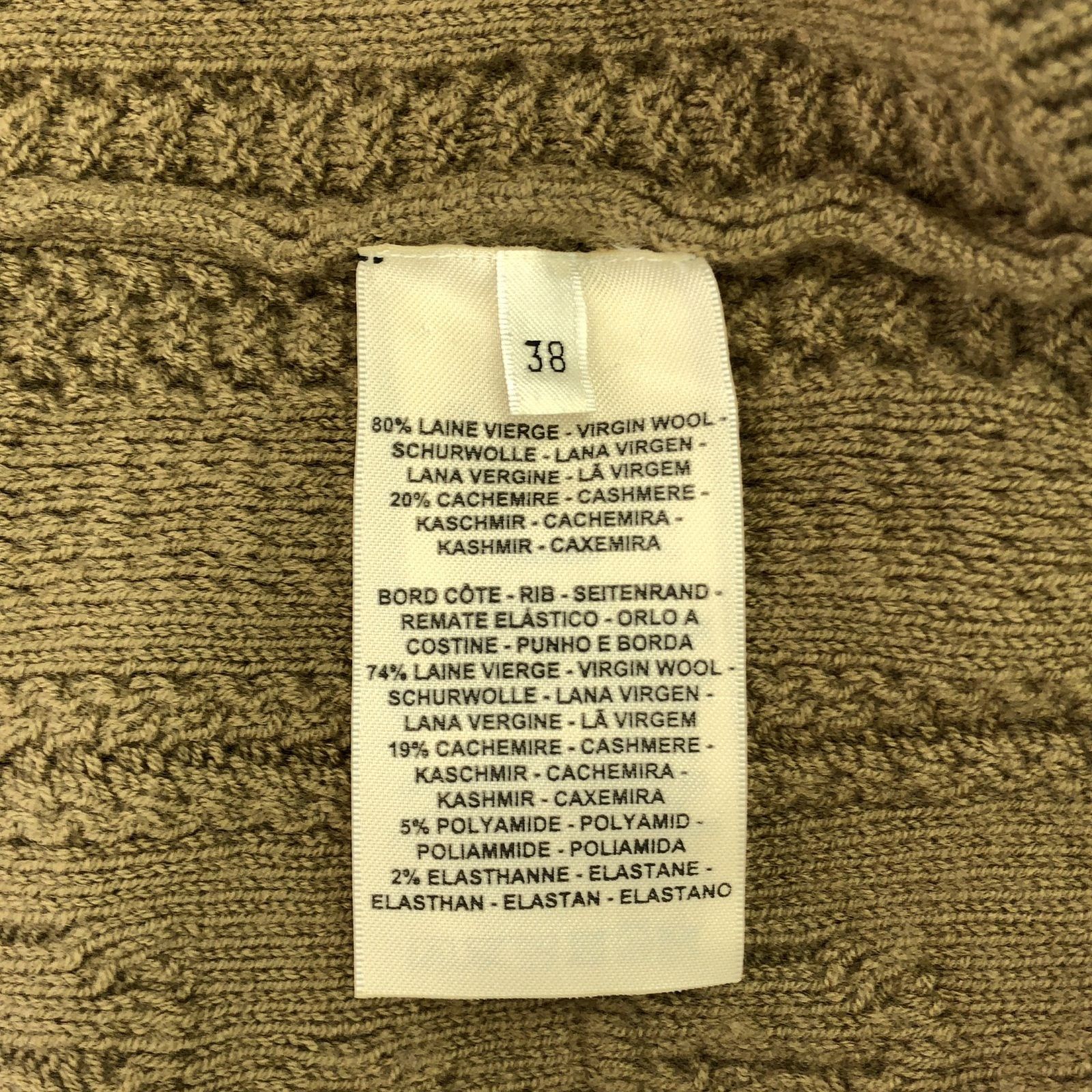 Hermes Hermes Knit Dress One Piece Wool Brown Size ONE SIZE - 6 Thumbnail
