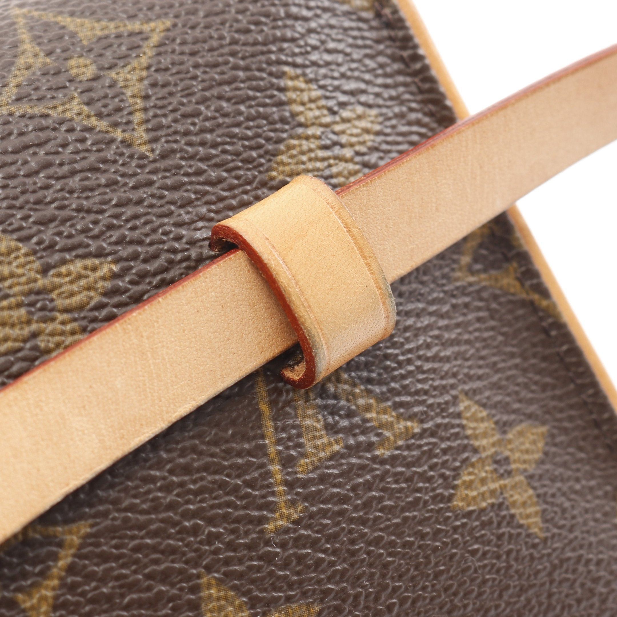 Louis Vuitton Louis Vuitton Pochette Florentine Monogram Body Bag Waist Leather Brown With Xs Size Belt Size ONE SIZE - 8 Thumbnail