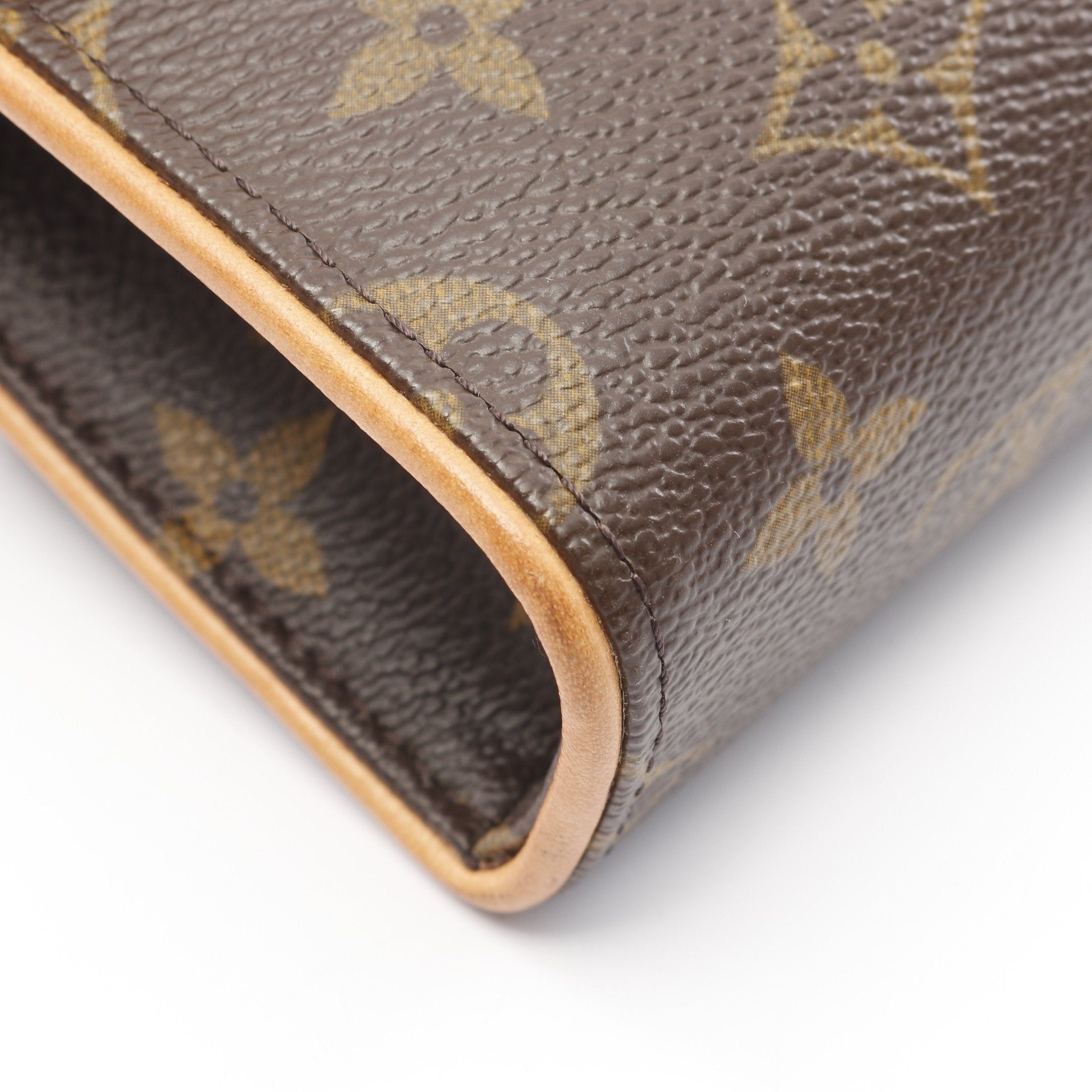 Louis Vuitton Louis Vuitton Pochette Florentine Monogram Body Bag Waist Leather Brown With Xs Size Belt Size ONE SIZE - 6 Thumbnail
