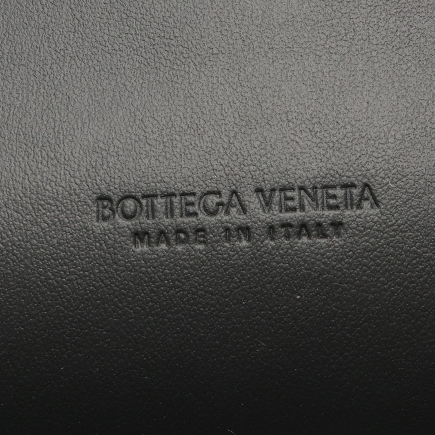Bottega Veneta Bottega Veneta Intrecciato Long Wallet With Coin Purse Bi-Fold Leather Dark Green Size ONE SIZE - 4 Thumbnail