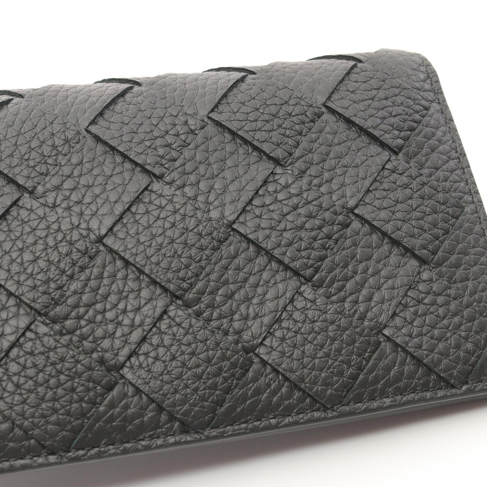 Bottega Veneta Bottega Veneta Intrecciato Long Wallet With Coin Purse Bi-Fold Leather Dark Green Size ONE SIZE - 7 Thumbnail