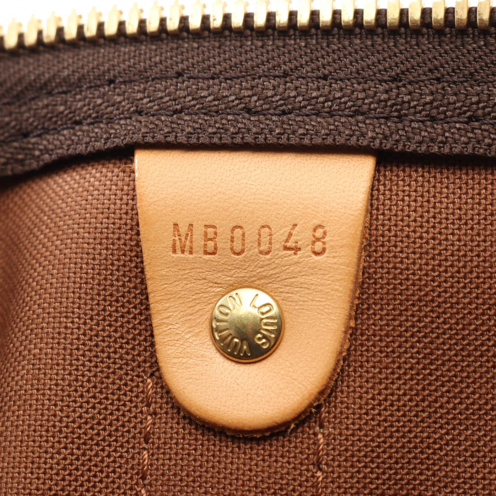Louis Vuitton Louis Vuitton Keepall 60 Monogram Boston Bag Leather Brown Size ONE SIZE - 5 Thumbnail